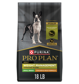 Nestle Purina Purina Pro Plan Dog Small Breed Weight Management Shredded Chicken & Rice 18 lb