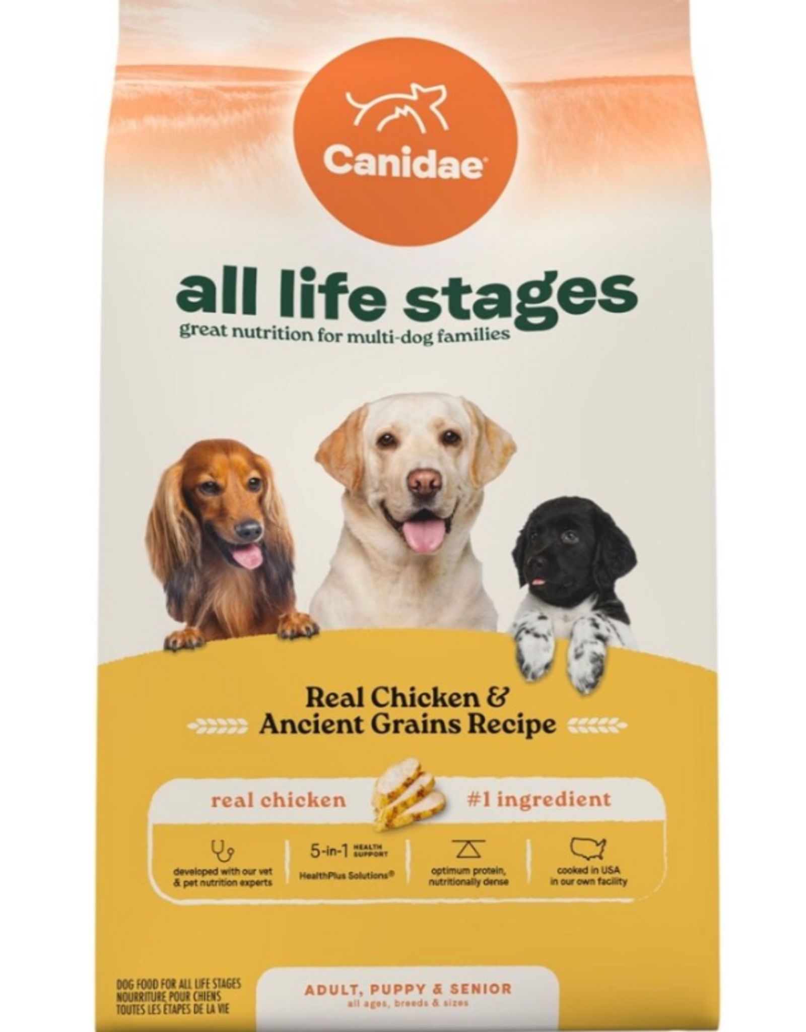 Canidae All Life Stages Real Chicken & Ancient Grains Recipe Dry Dog Food 27 Lbs.