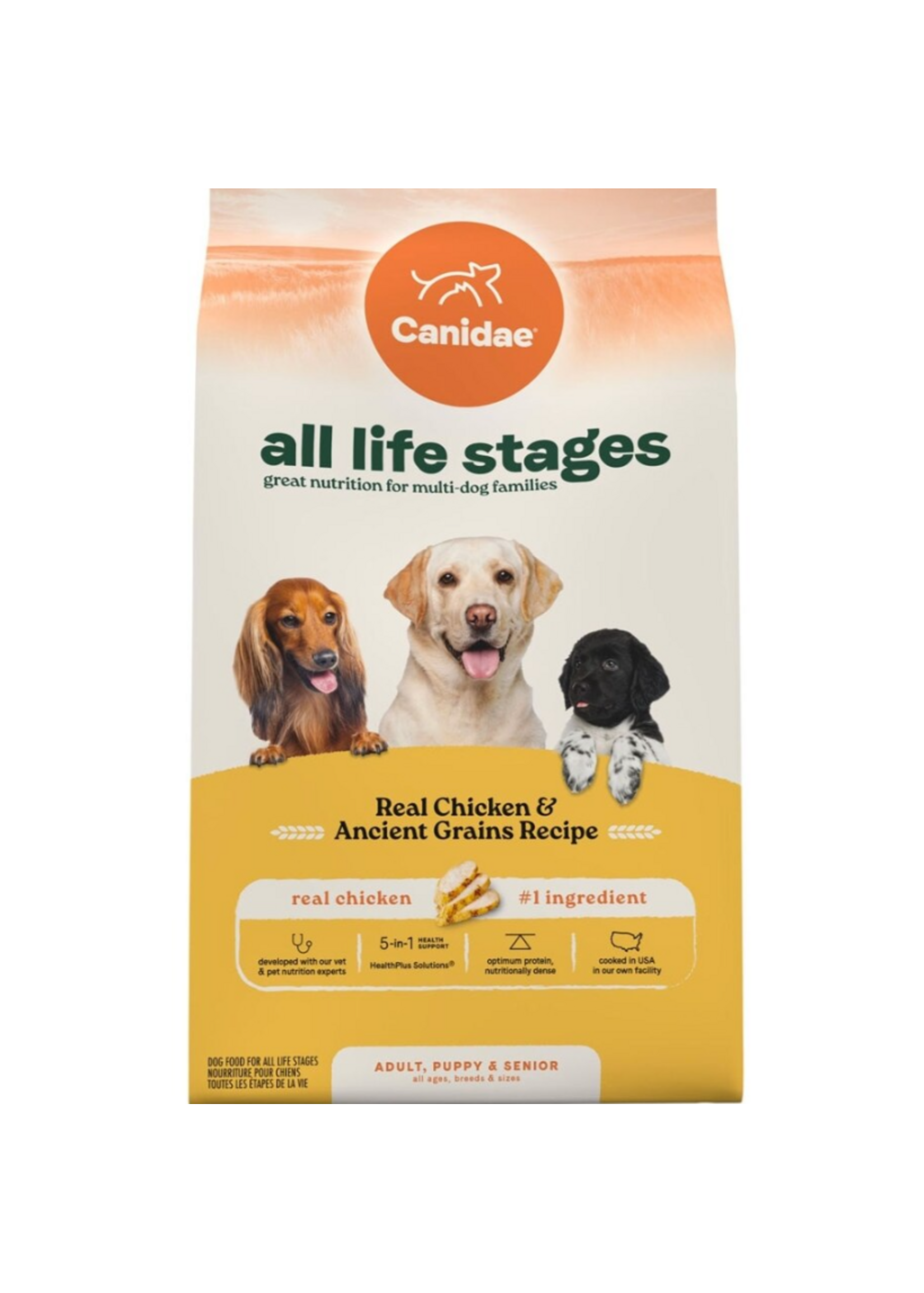 Canidae All Life Stages Real Chicken & Ancient Grains Recipe Dry Dog Food 27 Lbs.