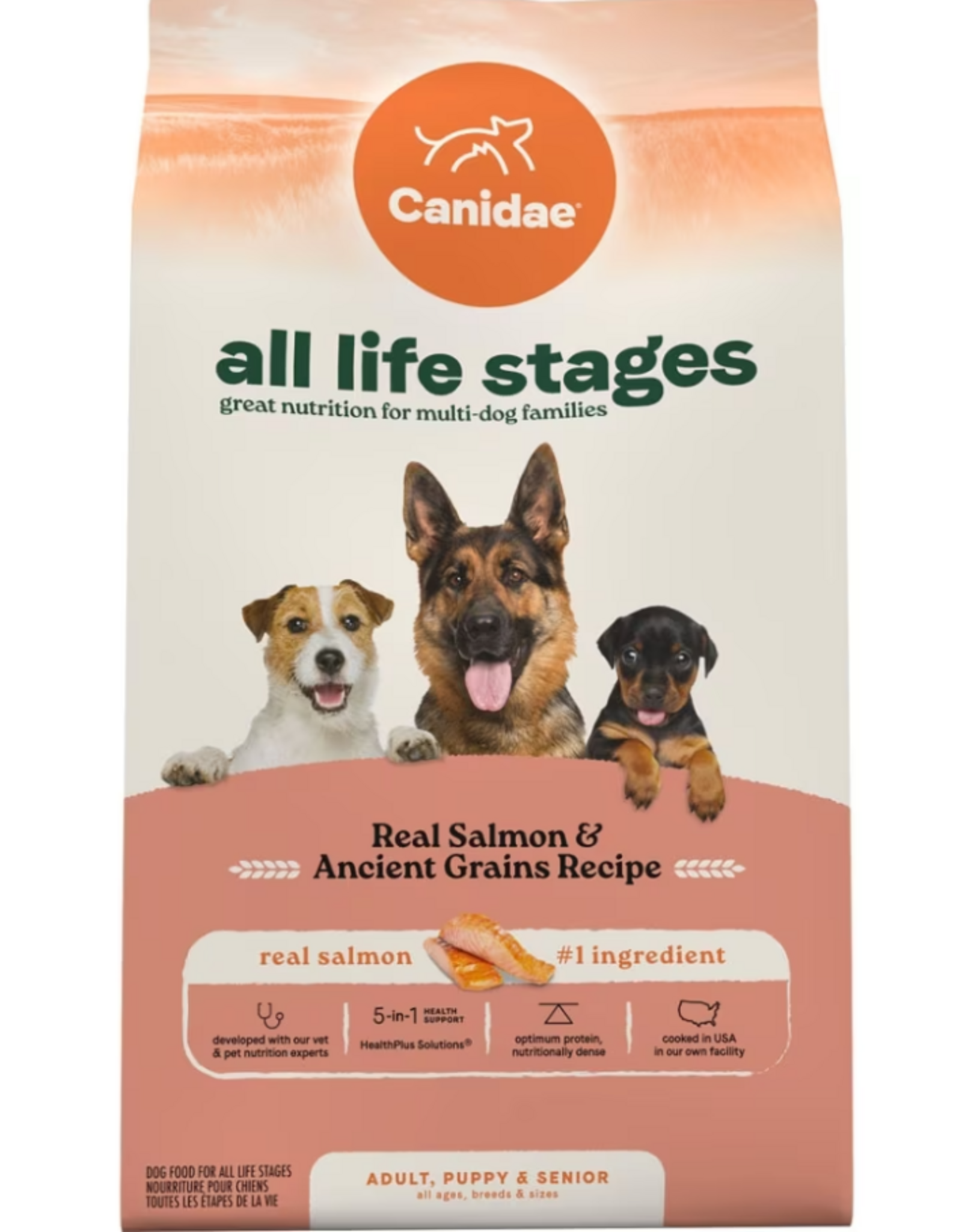 Canidae Canidae All Life Stages Real Salmon & Ancient Grains Recipe Dry Dog Food - 27 lbs.