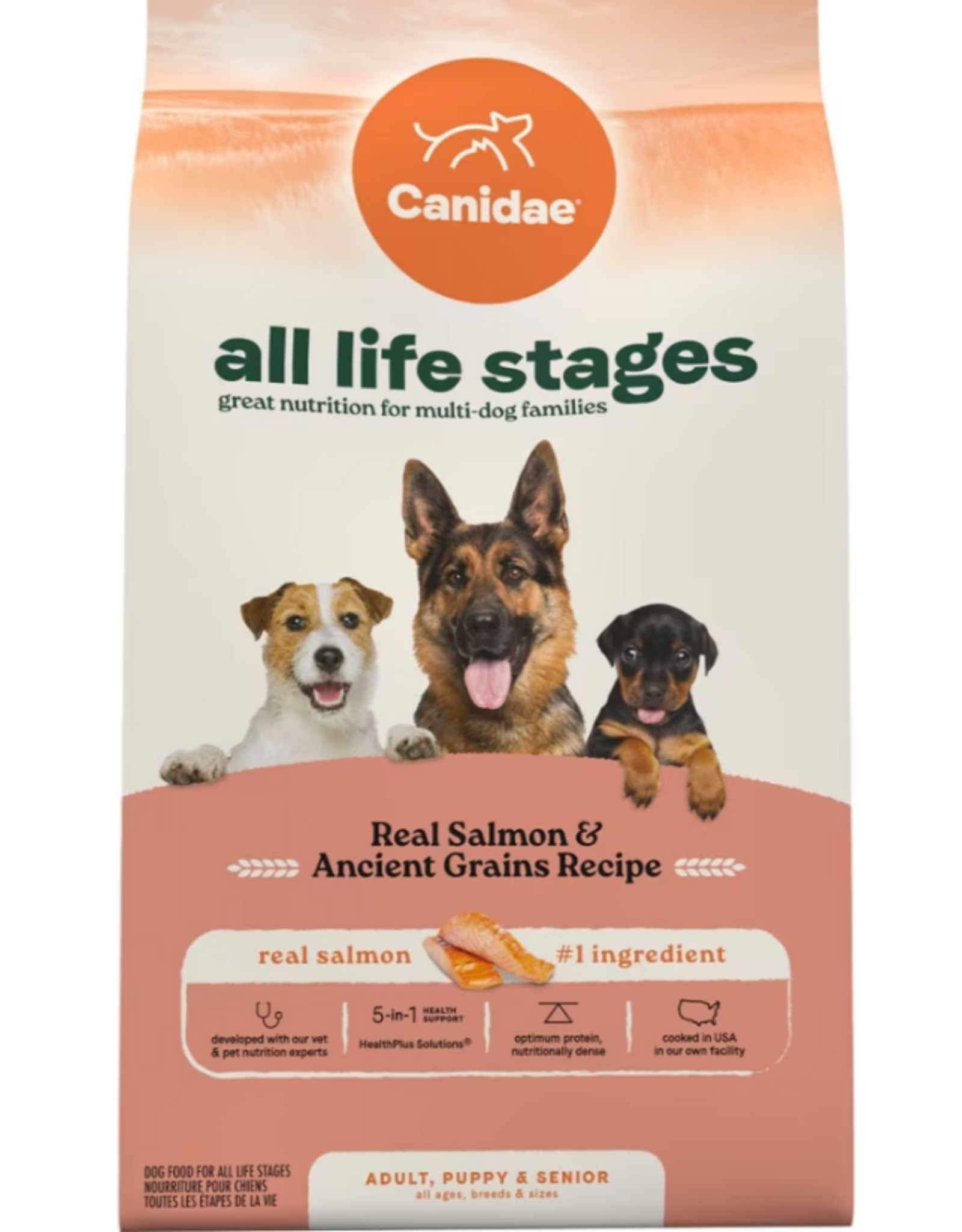 Canidae Canidae All Life Stages Real Salmon & Ancient Grains Recipe Dry Dog Food - 5 lbs.