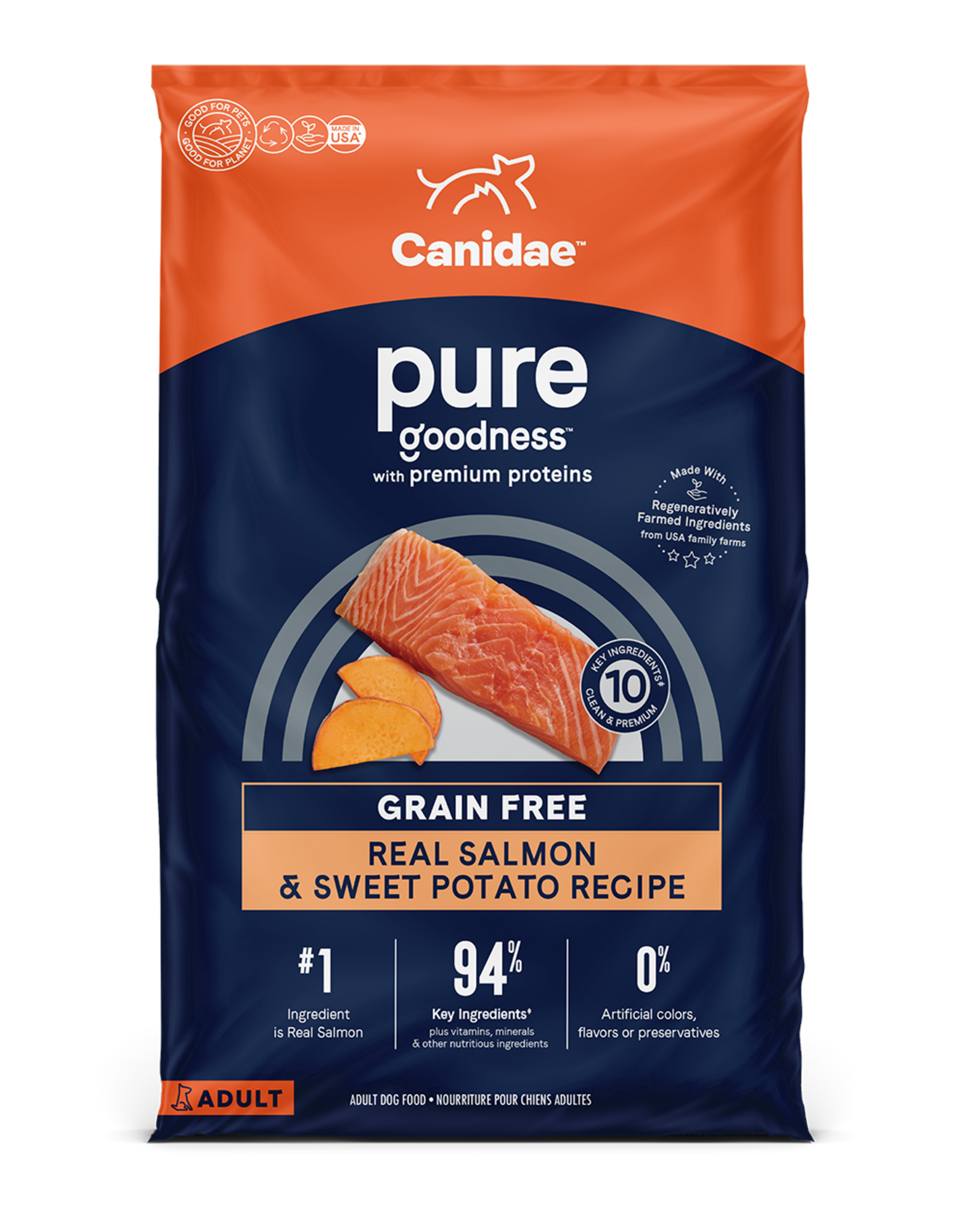 Canidae Canidae Pure Sea Grain-Free Fresh Salmon Dry Dog Food - 24 lb