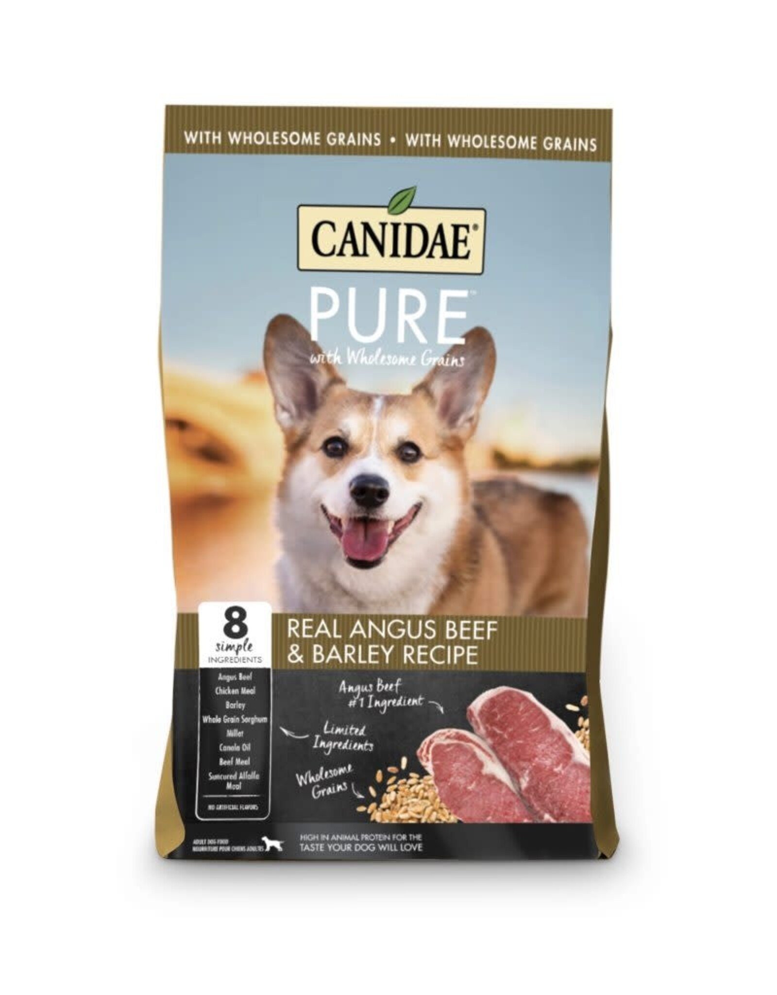 Canidae Canidae Pure with Wholesome Canidae Limited Ingredient Dry Dog Food Real Angus Beef and Barley Recipe - 24 lb