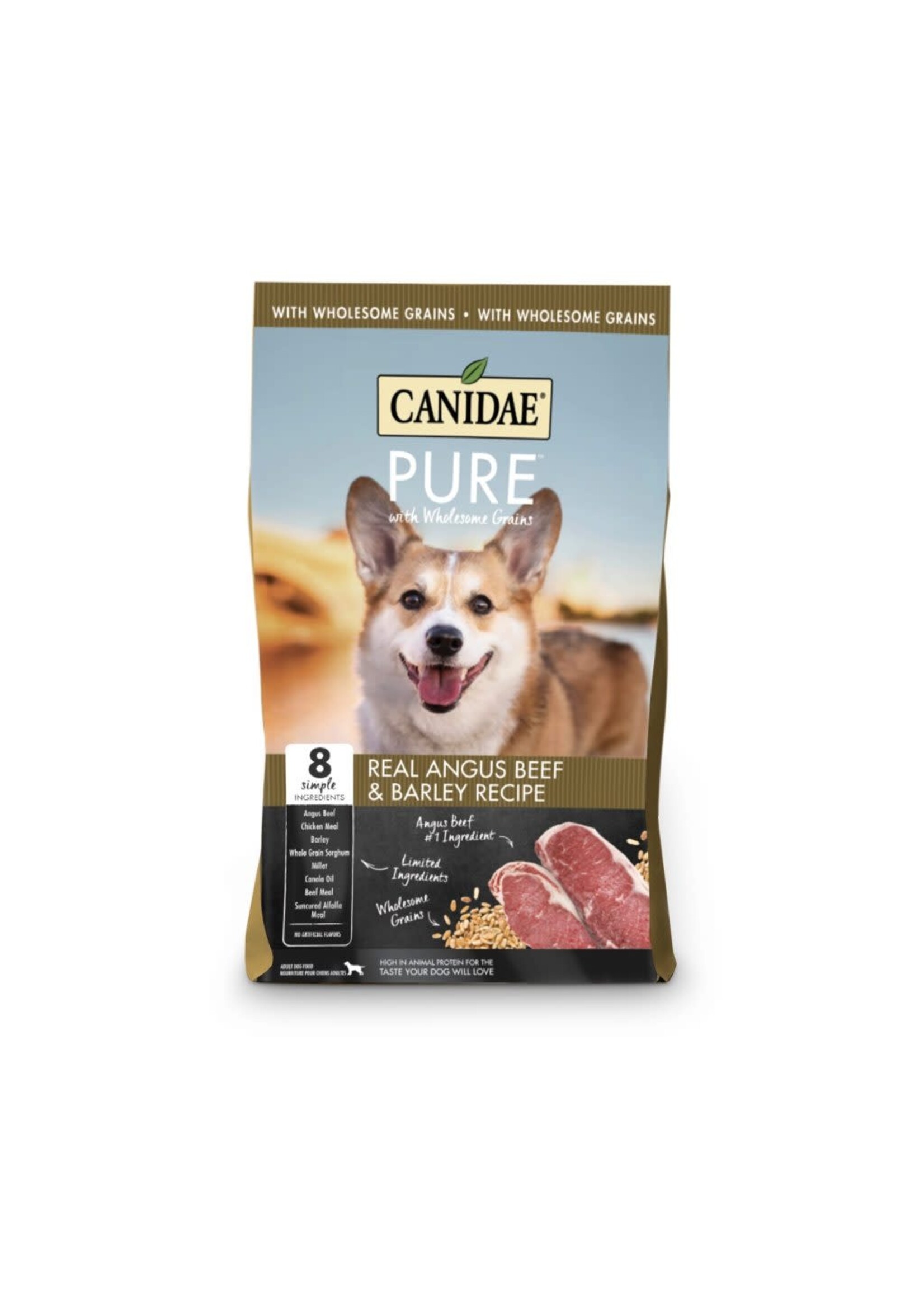 Canidae Canidae Pure with Wholesome Canidae Limited Ingredient Dry Dog Food Real Angus Beef and Barley Recipe - 24 lb