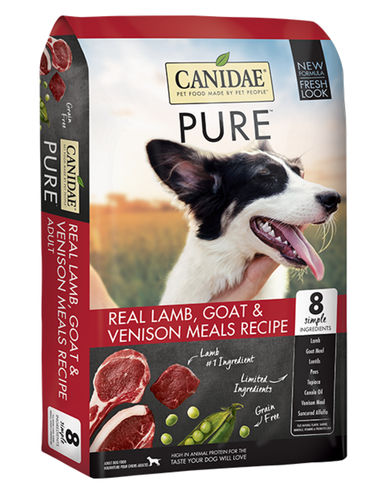 Canidae Canidae Pure Farm To Bowl Pasture Raised Lamb, Goat and Venison Meals Dog - 22 lb