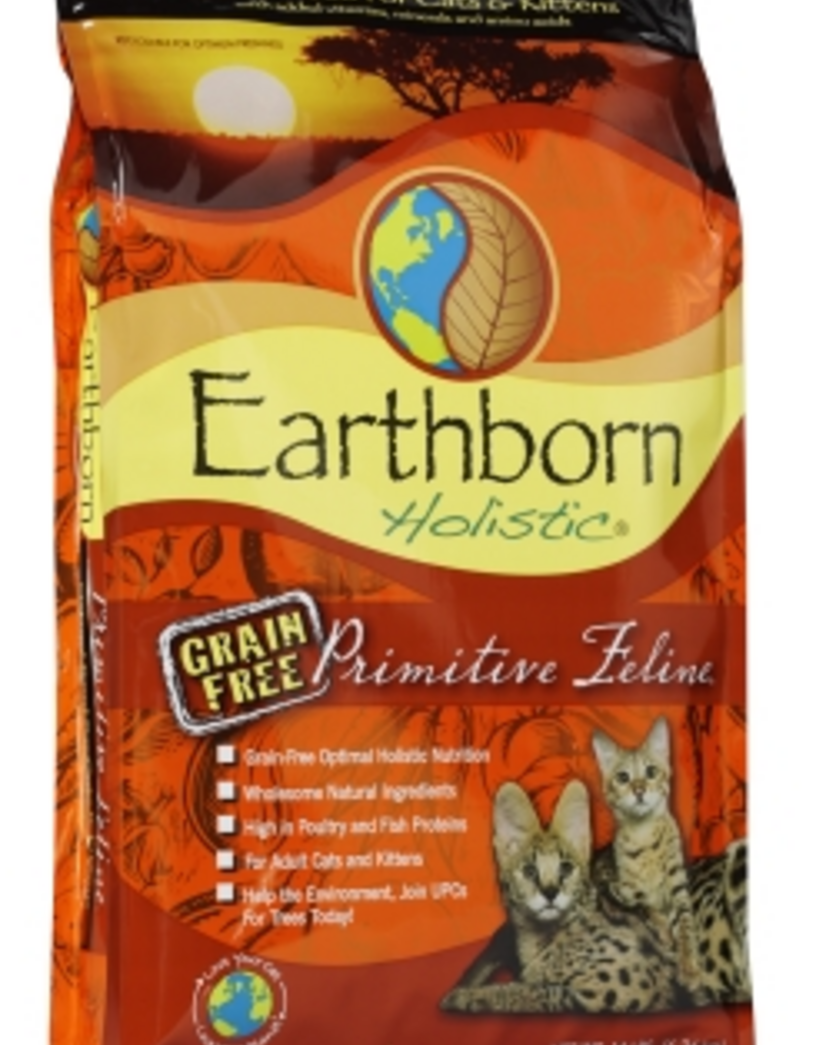 Earthborn Holistic Earthborn Holistic Grain-Free Primitive Feline Natural Dry Cat Food, 14 lb