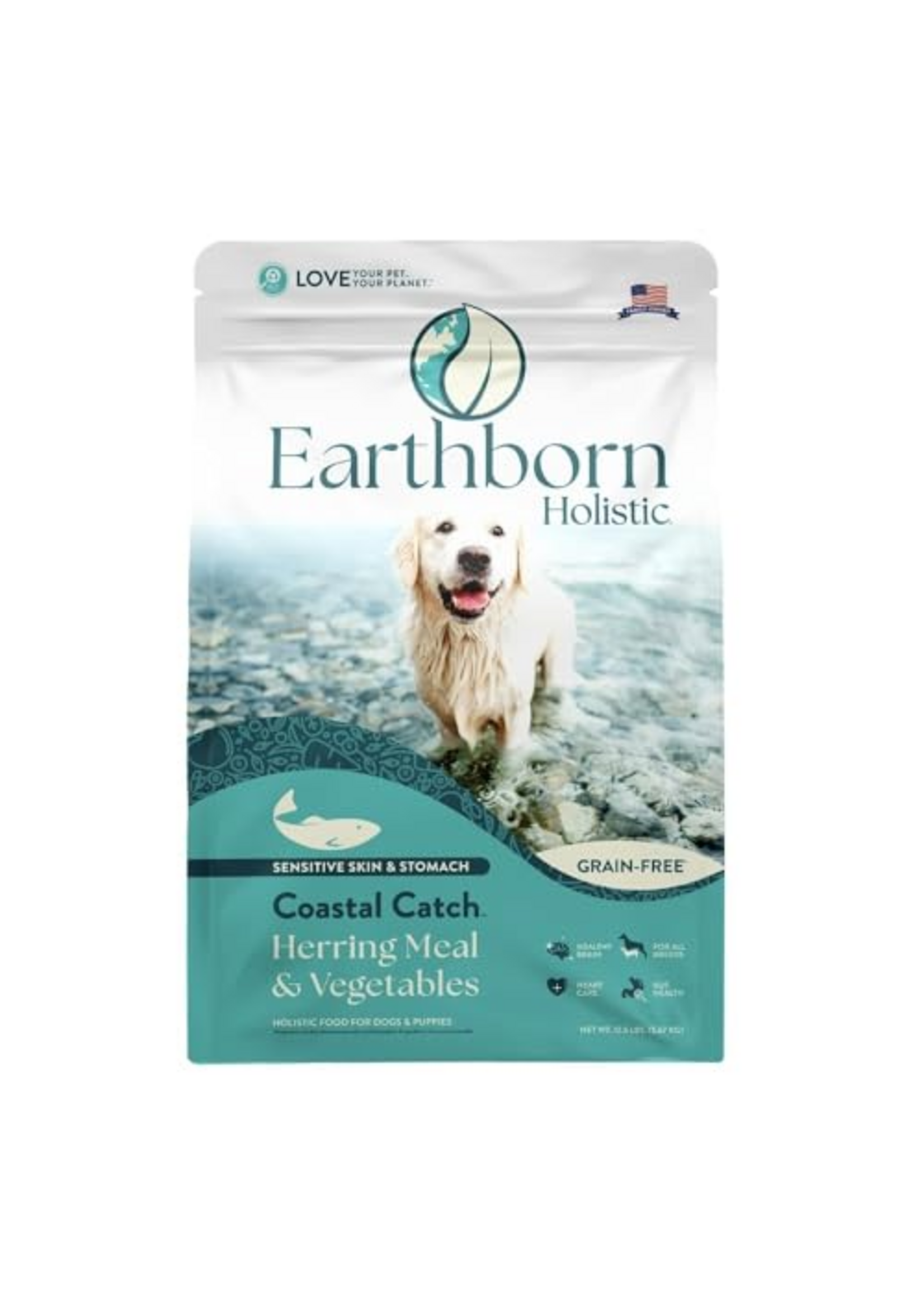 Earthborn Holistic Earthborn Holistic Coastal Catch Herring & Salmon Grain Free Dry Dog Food - 12.5 Lb
