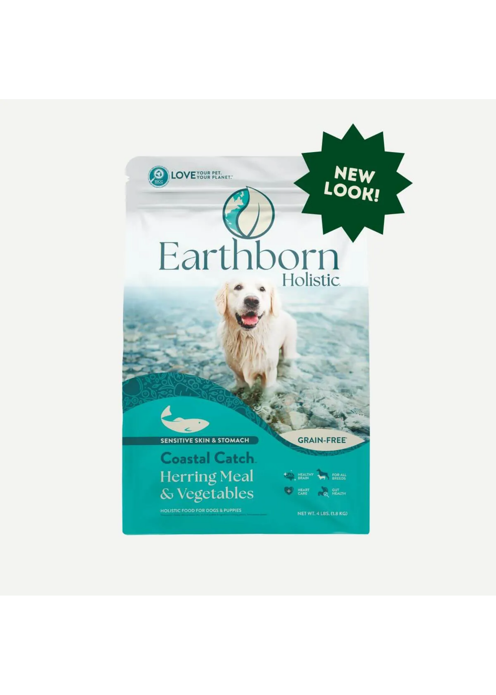 Earthborn Holistic Earthborn Holistic Coastal Catch Herring & Salmon Grain Free Dry Dog Food - 25 Lb