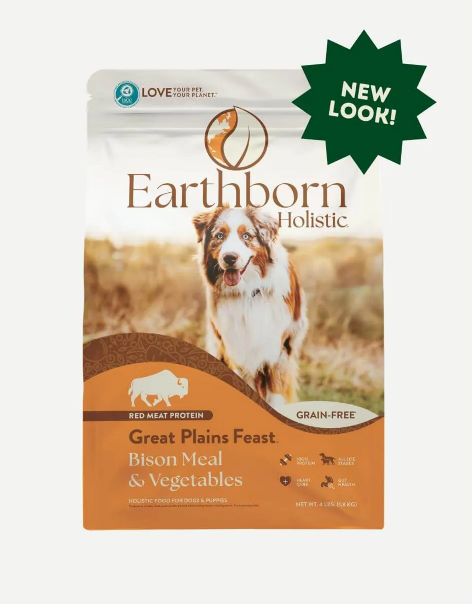 Earthborn Holistic Earthborn Holistic Great Plains Feast Bison Meal & Vegetables Grain Free Dry Dog Food - 25 Lb
