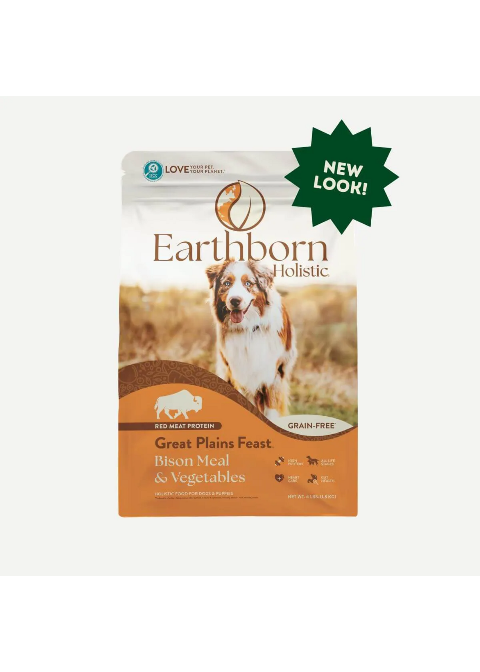 Earthborn Holistic Earthborn Holistic Great Plains Feast Bison Meal & Vegetables Grain Free Dry Dog Food - 25 Lb
