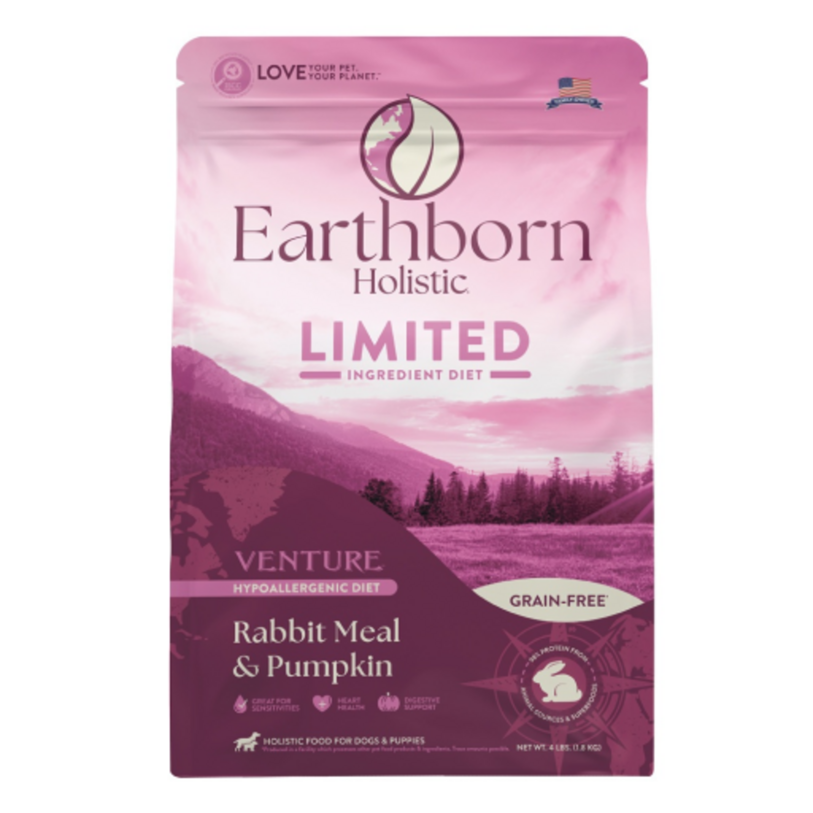 Earthborn Holistic Earthborn Holistic Venture Rabbit Dry Dog Food - 4 lb