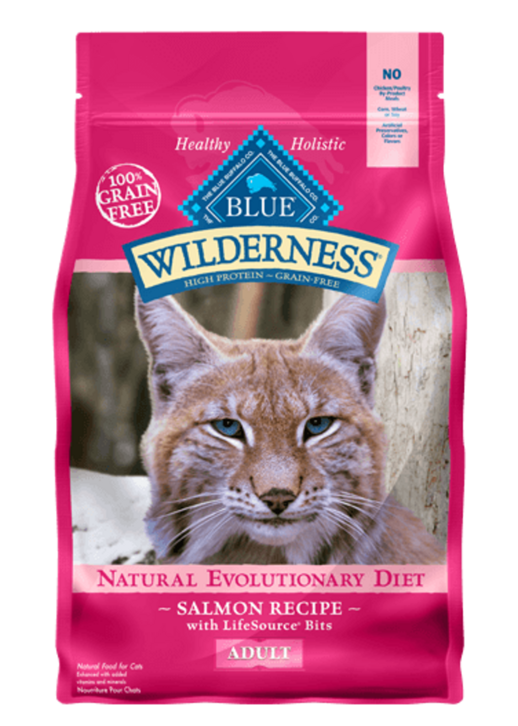 Blue Buffalo Blue Buffalo Wilderness Salmon Dry Cat Food - 5 lb.