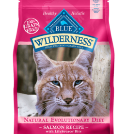 Blue Buffalo Blue Buffalo Wilderness Salmon Dry Cat Food for Adult Cats Grain-Free - 5 lb.