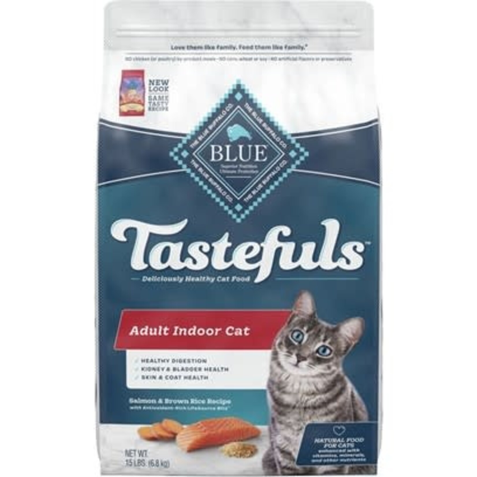 Blue Buffalo Blue Buffalo Tastefuls Indoor Salmon Dry Cat Food - 7 lb.