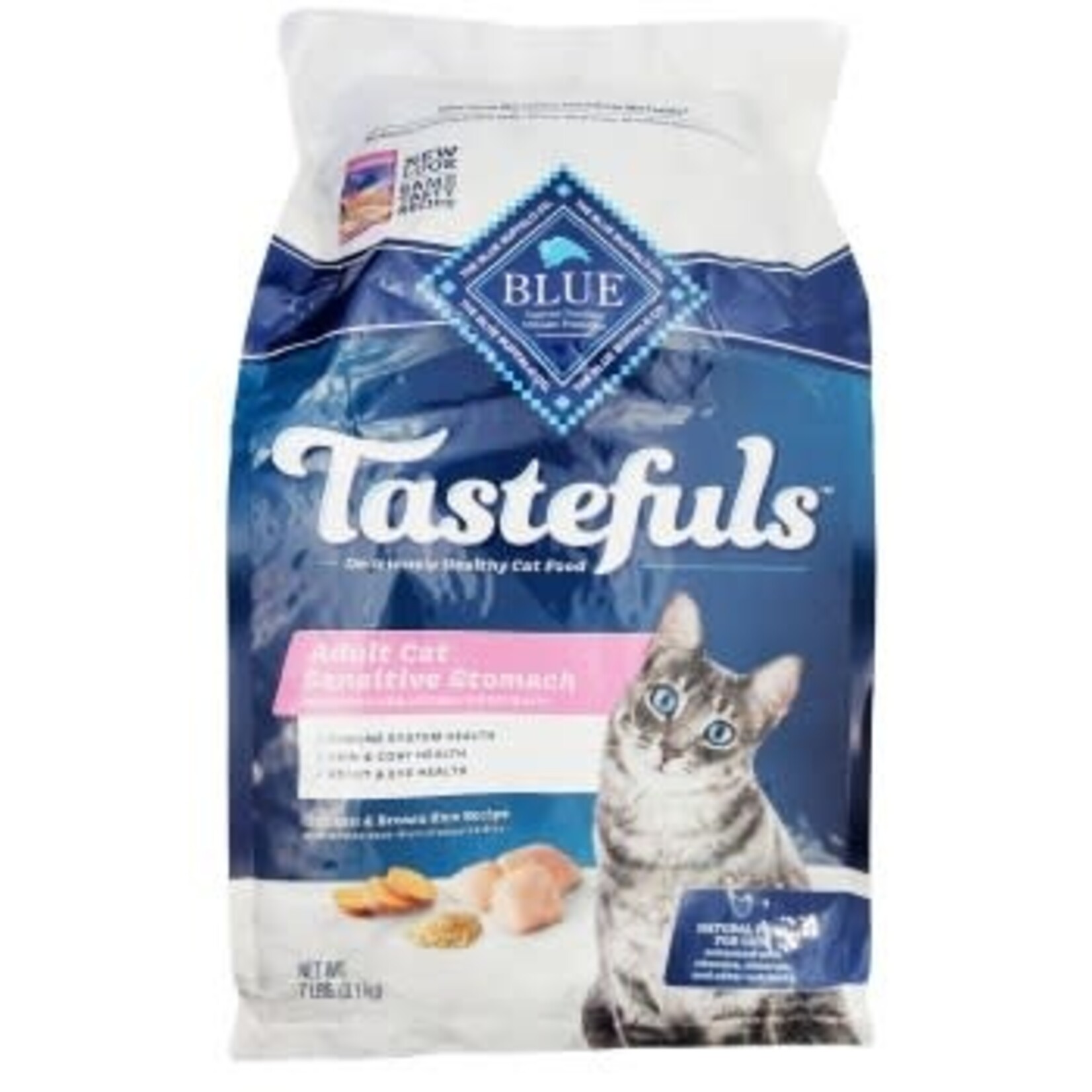 Blue Buffalo Blue Buffalo Tastefuls Sensitive Stomach Chicken Dry Cat Food  - 7 lb.