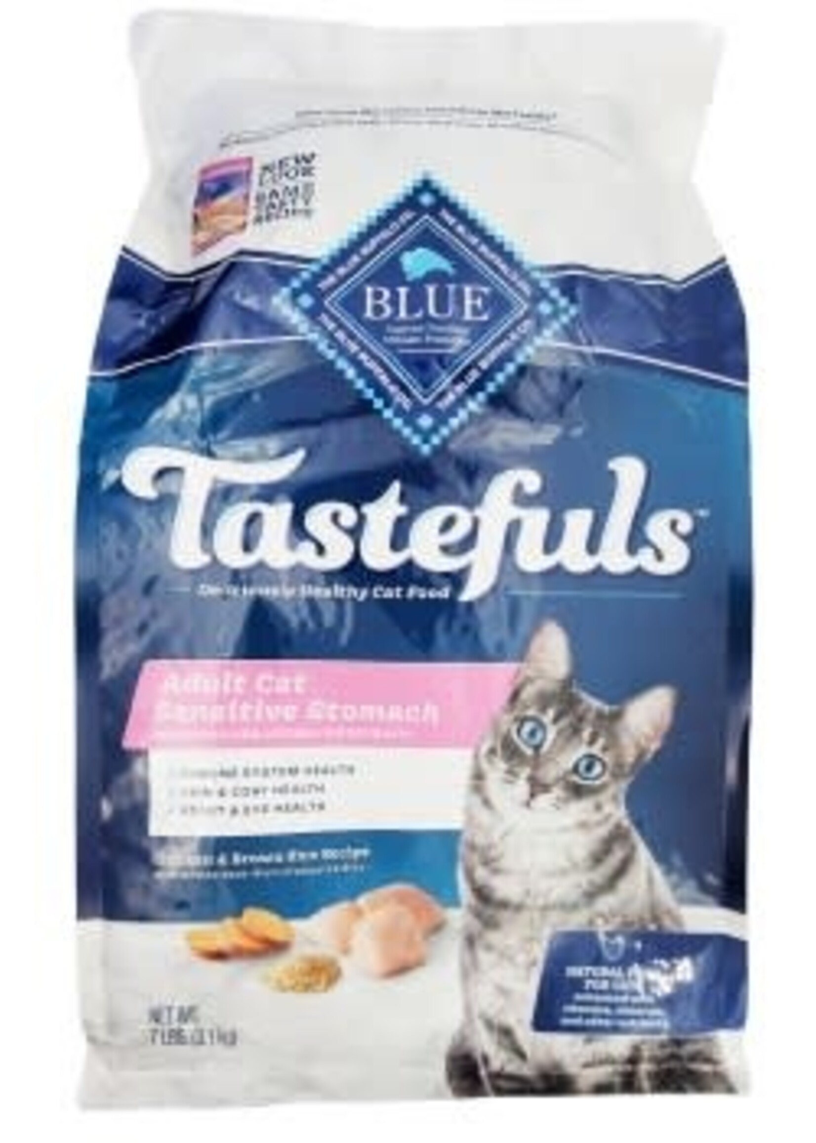 Blue Buffalo Blue Buffalo Tastefuls Sensitive Stomach Chicken Dry Cat Food  - 7 lb.