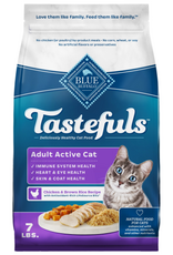 Blue Buffalo Blue Buffalo Tastefuls Dry Cat Food Active Adult Cat Chicken and Brown Rice - 7 lb.