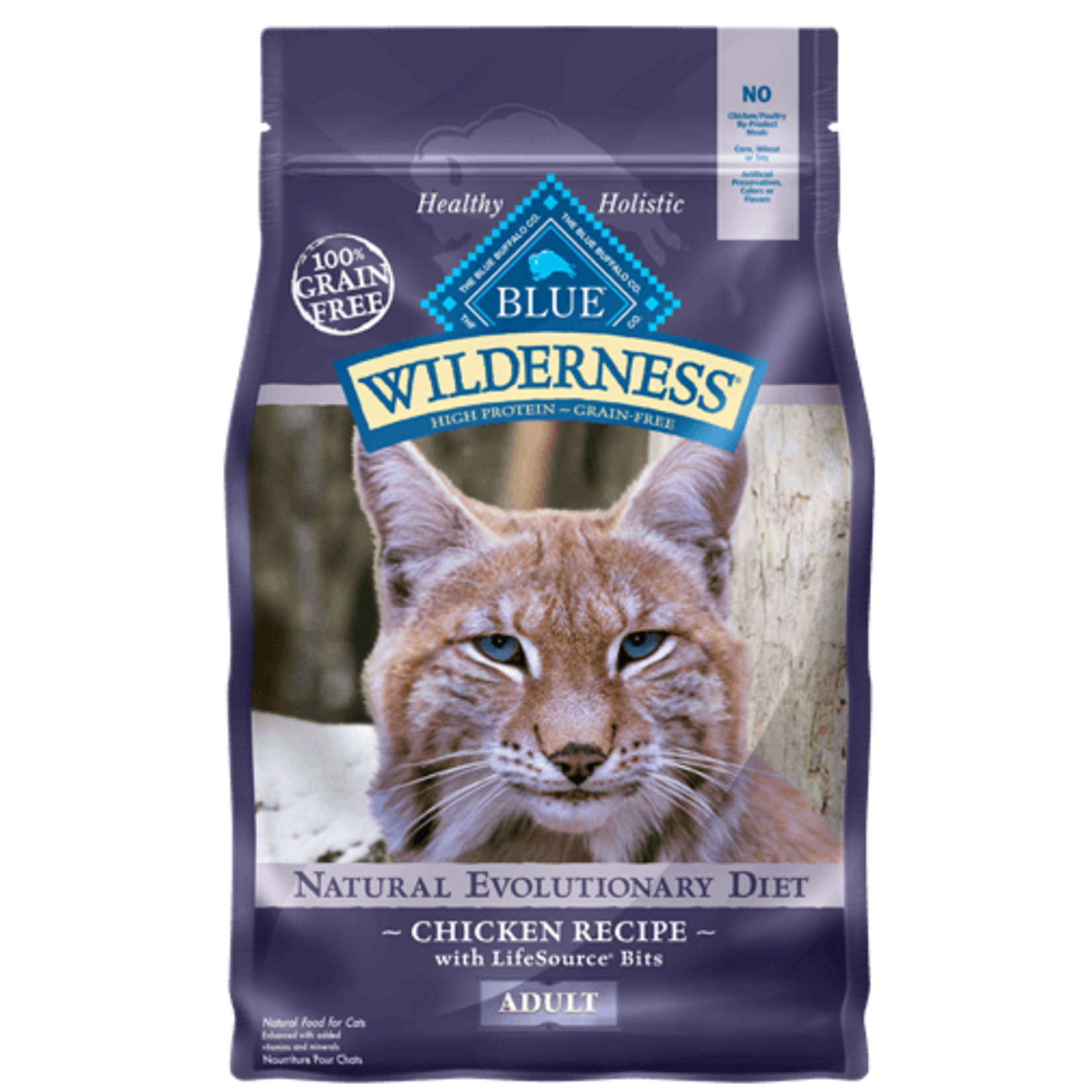 Blue Buffalo Blue Buffalo Wilderness Chicken Dry Cat Food  - 6 lb.