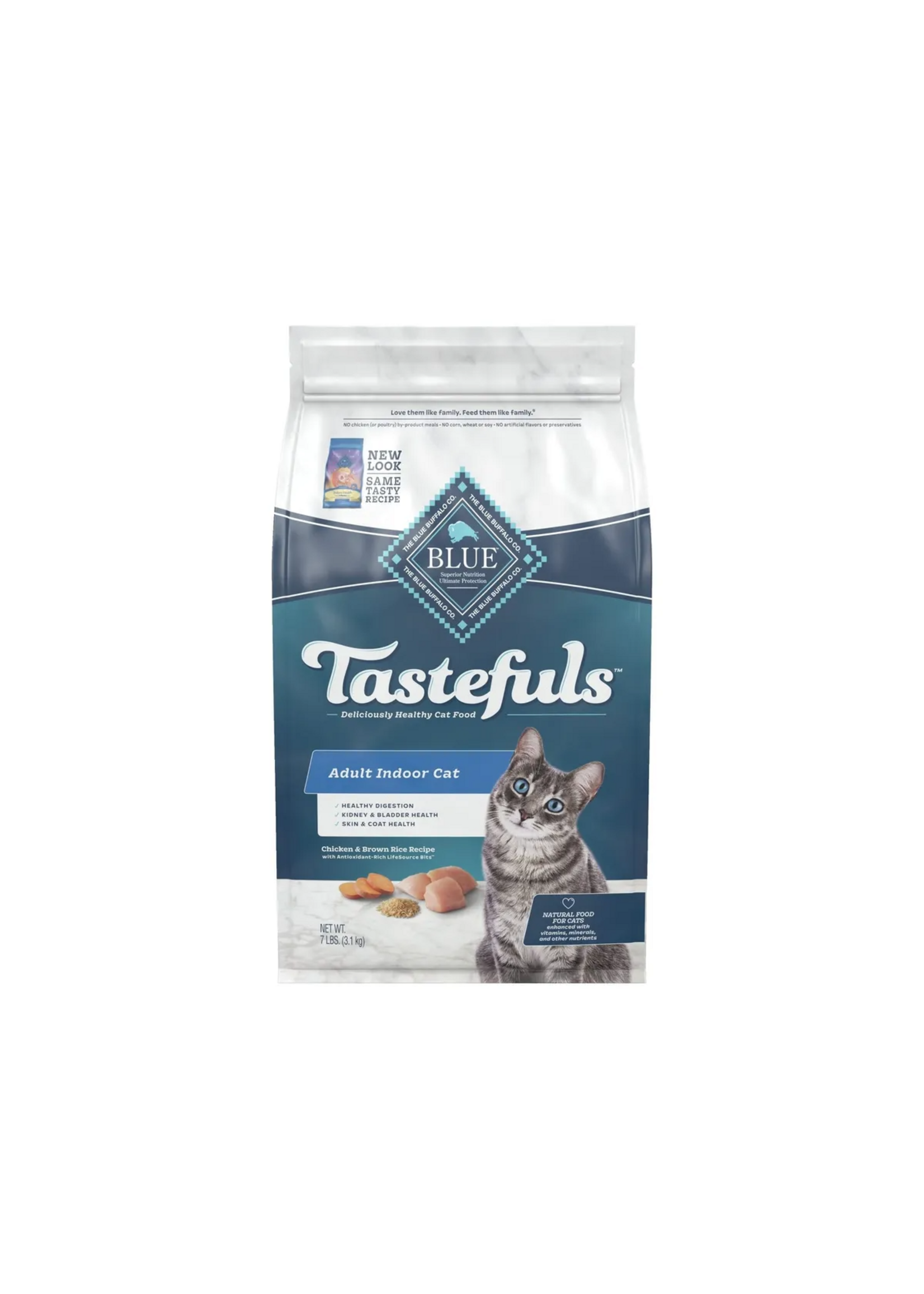 Blue Buffalo Blue Buffalo Tastefuls Indoor Chicken & Brown Rice Dry Cat Food  - 7 lb.