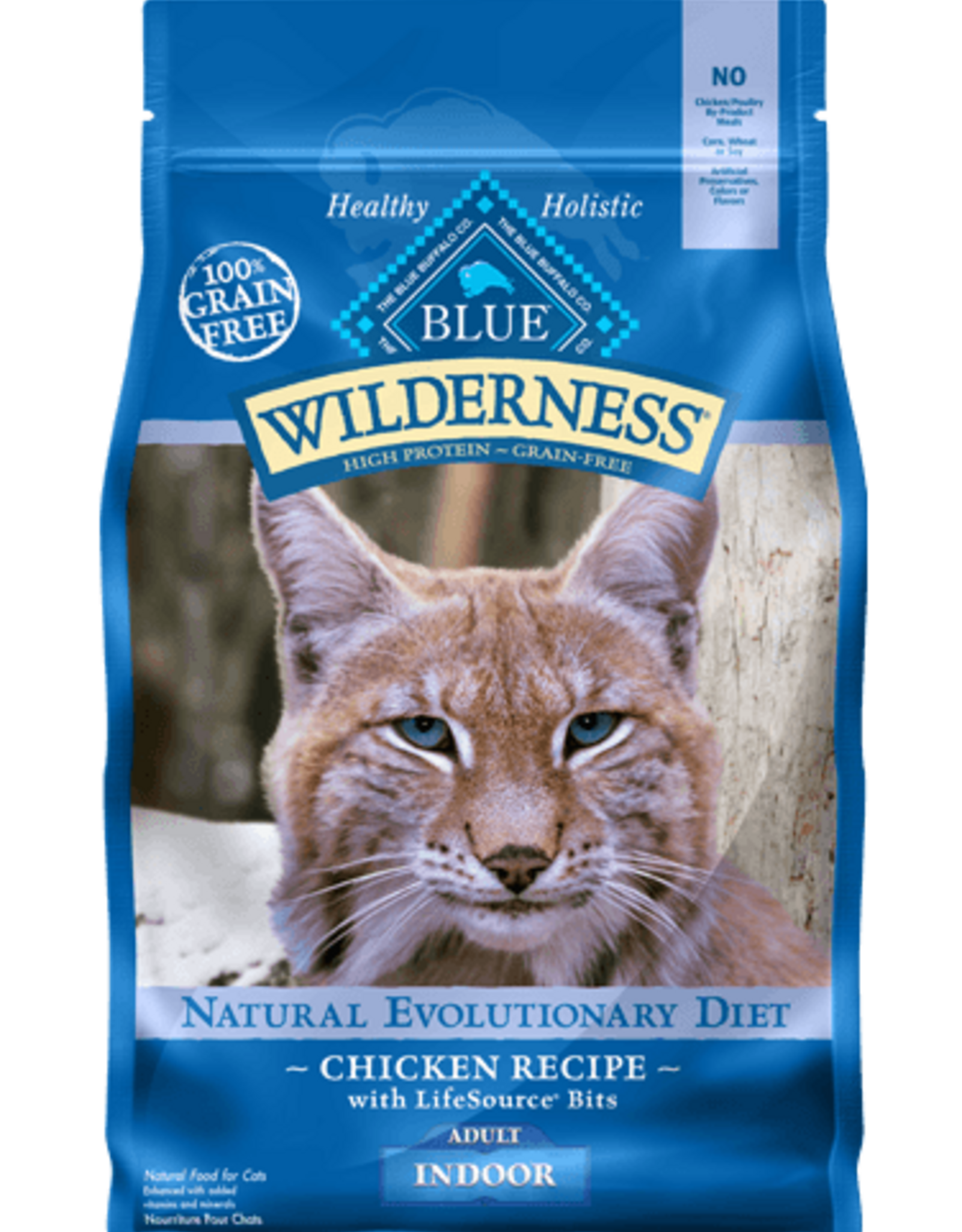 Blue Buffalo Blue Buffalo Wilderness Dry Cat Food for Indoor Cats Chicken - 5 lbs.