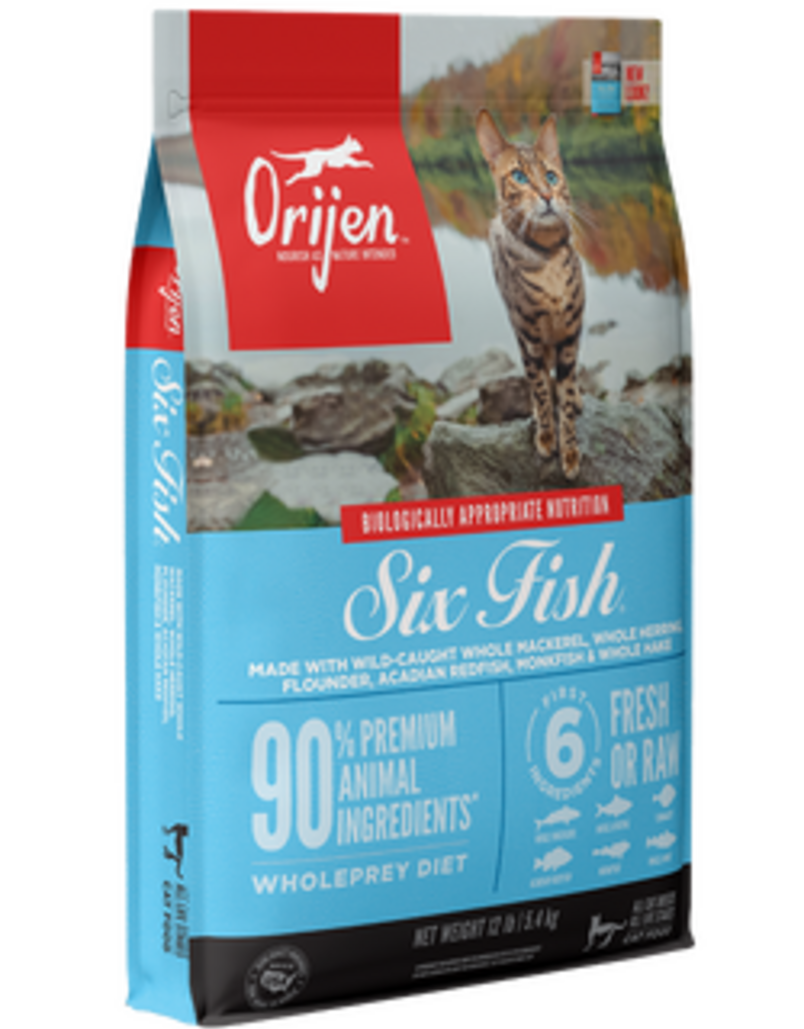 ORIJEN ORIJEN Six Fish Dry Cat Food - 12 Lb