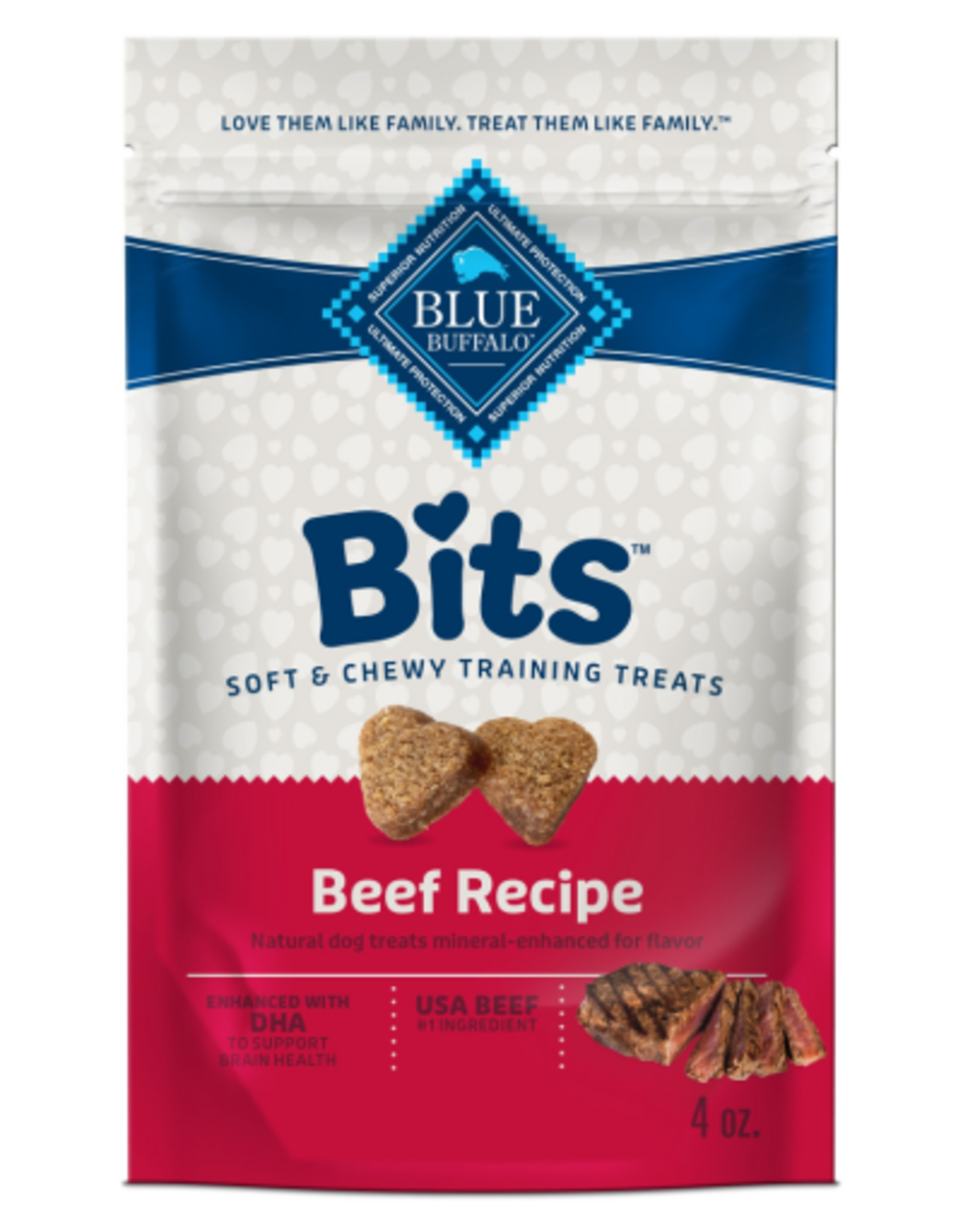 Blue Buffalo Blue Buffalo Bits Beef Soft Dog Treats - 4 oz