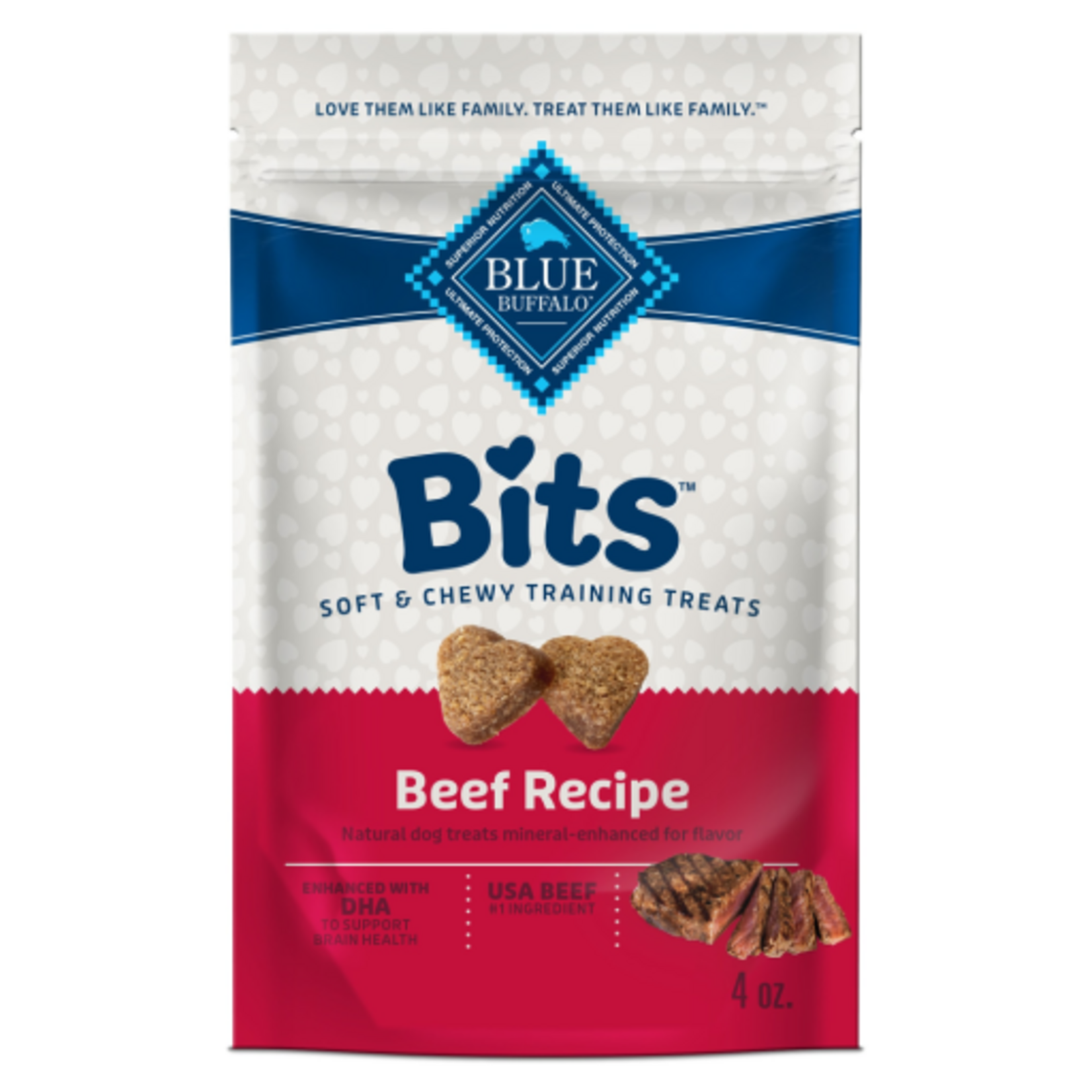 Blue Buffalo Blue Buffalo Bits Beef Soft Dog Treats - 4 oz