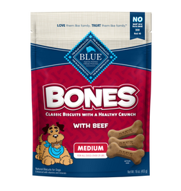 Blue Buffalo Blue Buffalo Classic Bone Biscuits Beef Medium 16 oz