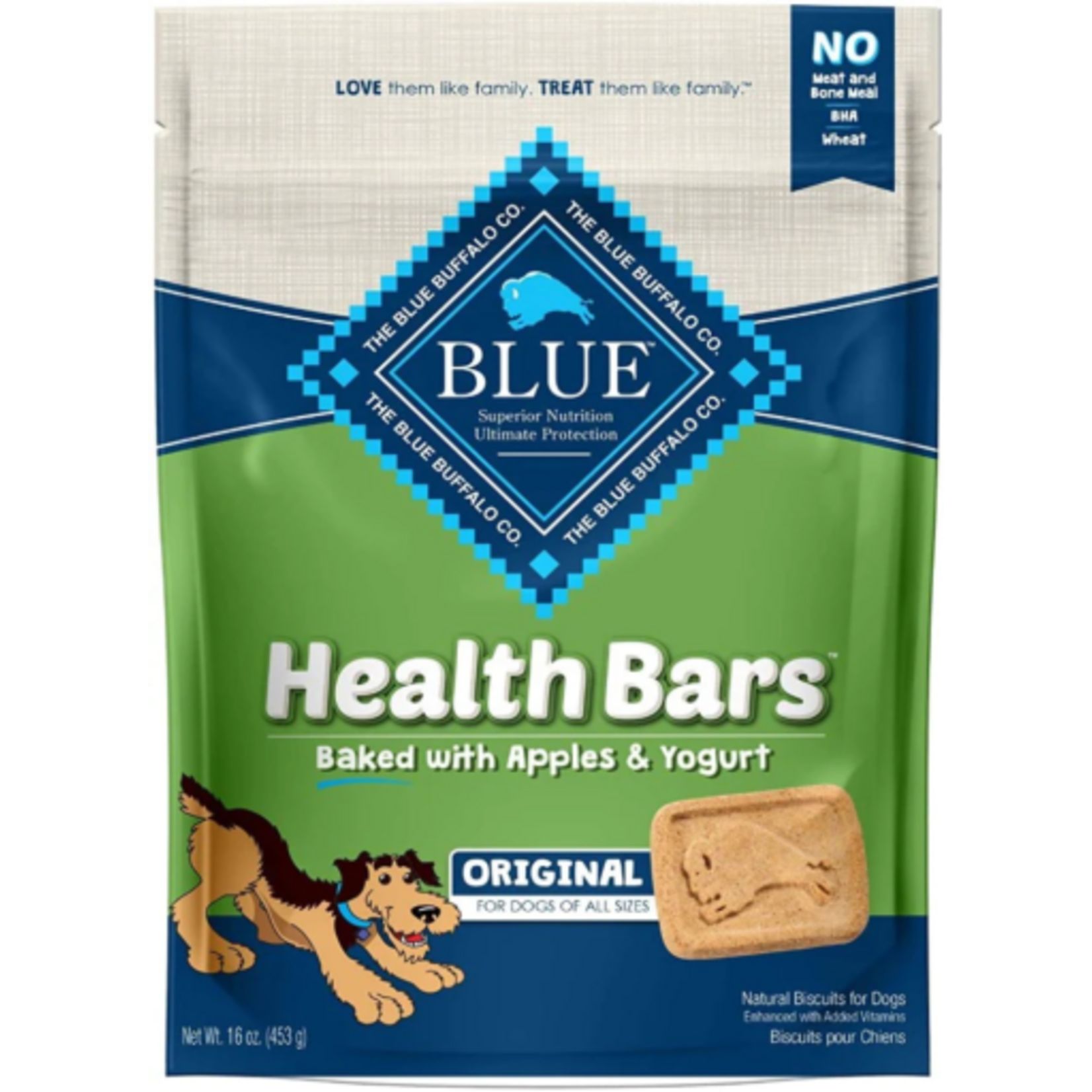 Blue Buffalo Blue Buffalo Health Bars Apple & Yogurt Dog Treats 16 oz