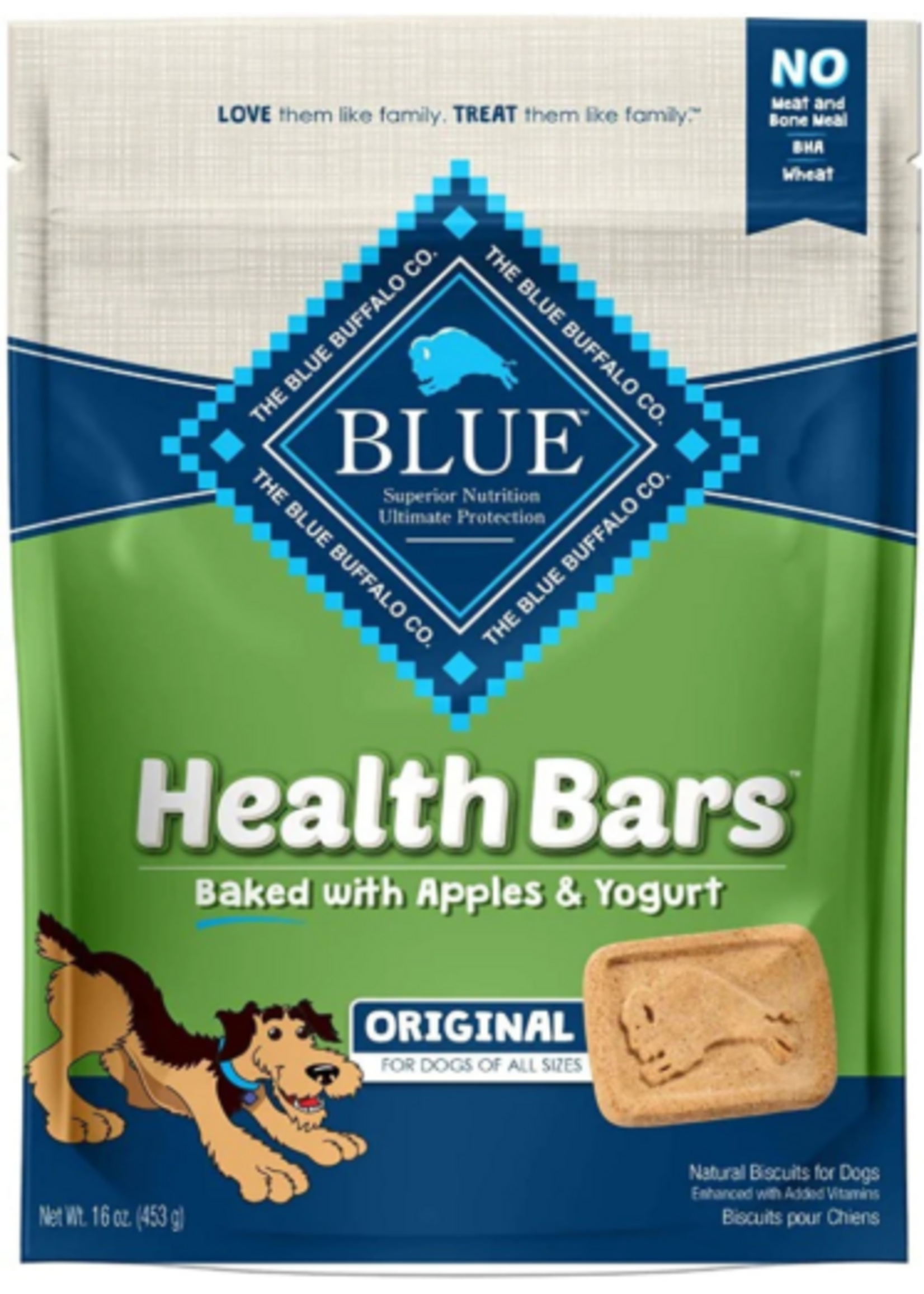 Blue Buffalo Blue Buffalo Health Bars Apple & Yogurt Dog Treats 16 oz