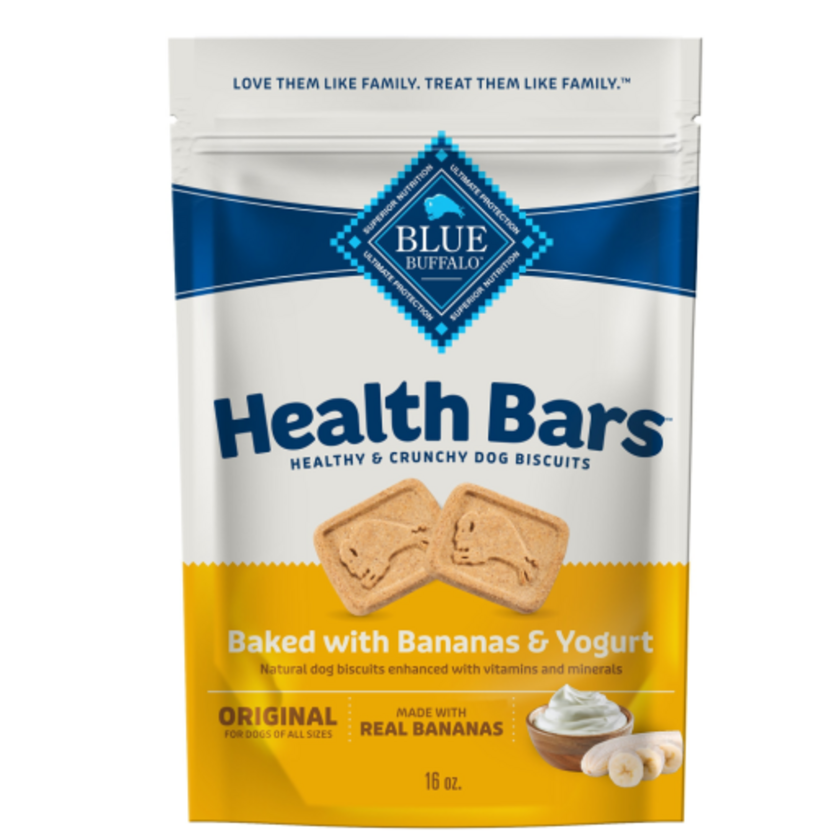 Blue Buffalo Blue Buffalo Health Bars Banana & Yogurt Dog Treats 16 oz