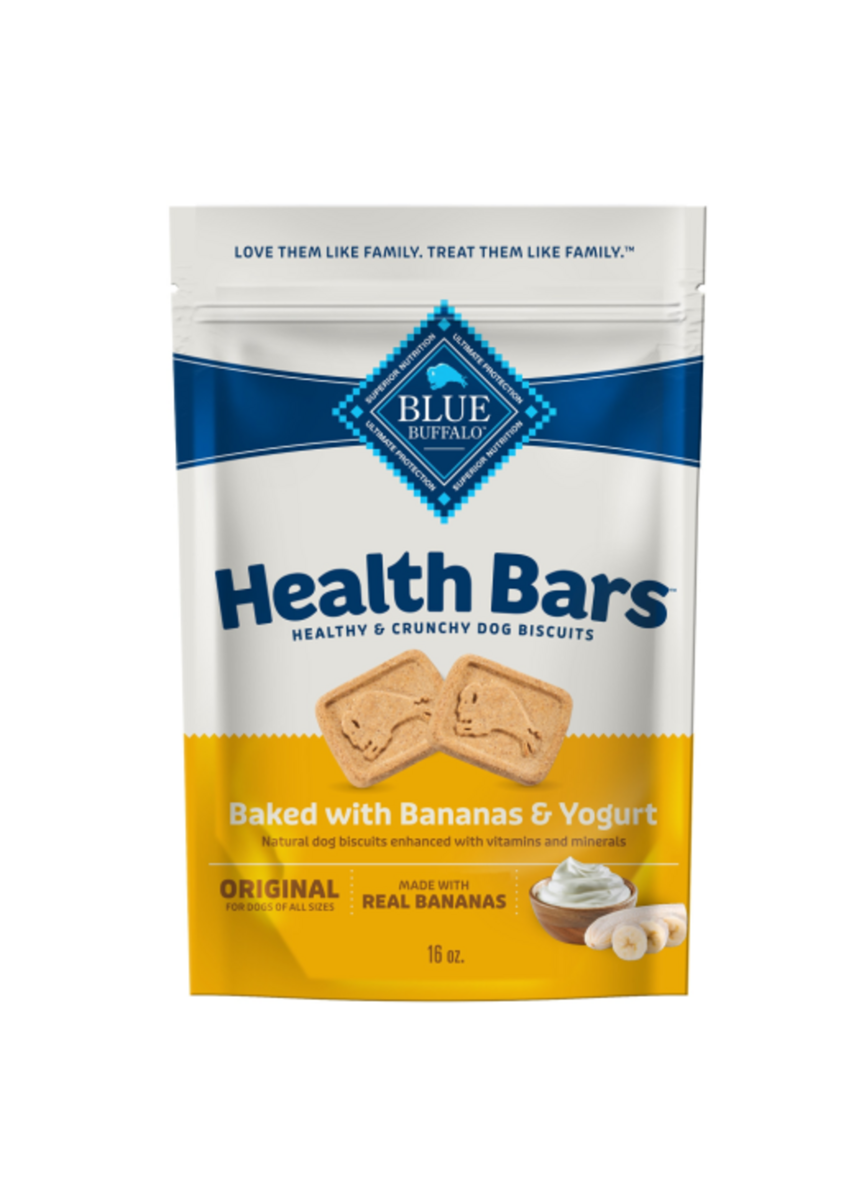 Blue Buffalo Blue Buffalo Health Bars Banana & Yogurt Dog Treats 16 oz