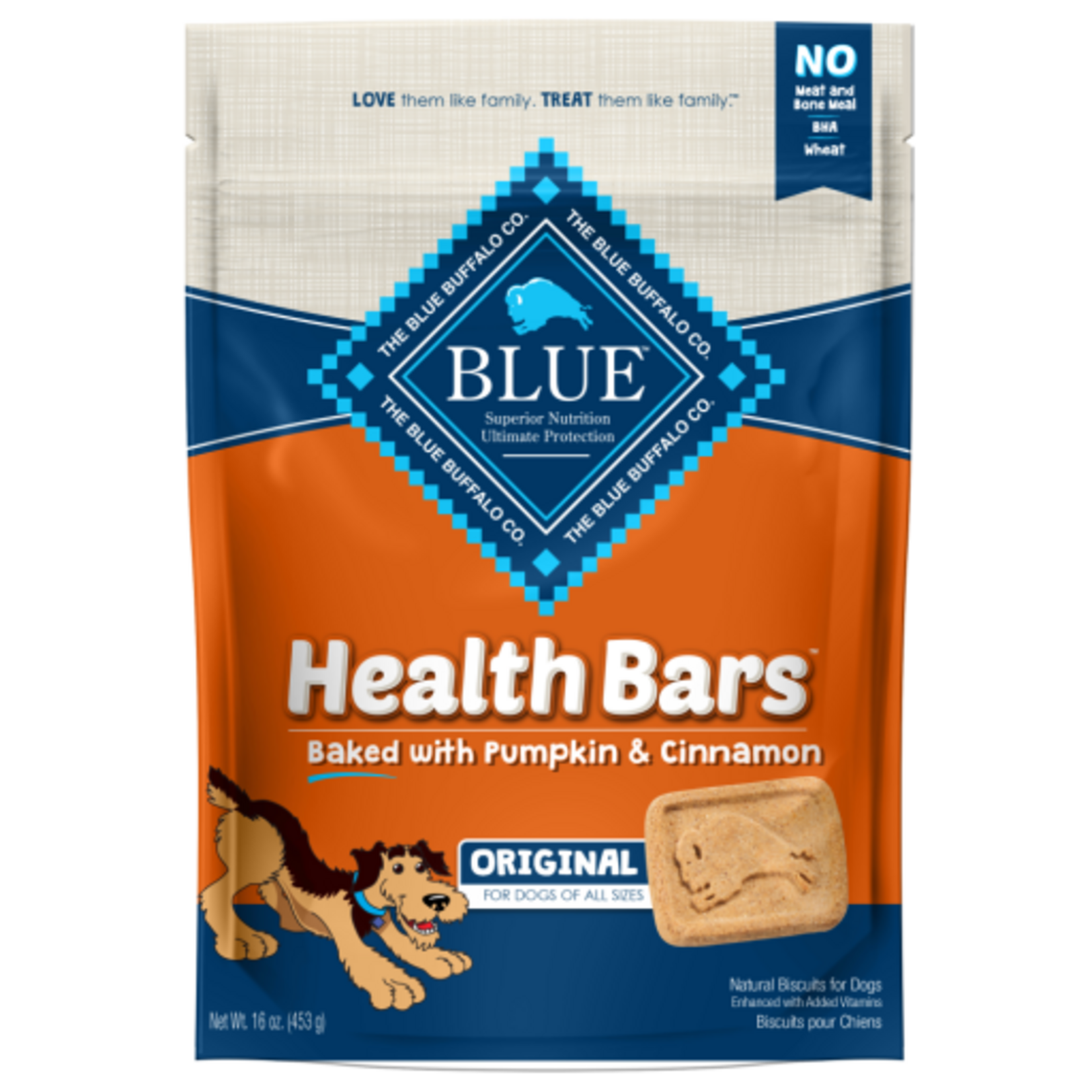 Blue Buffalo Blue Buffalo Health Bars Pumpkin & Cinnamon Dog Treats 16 oz