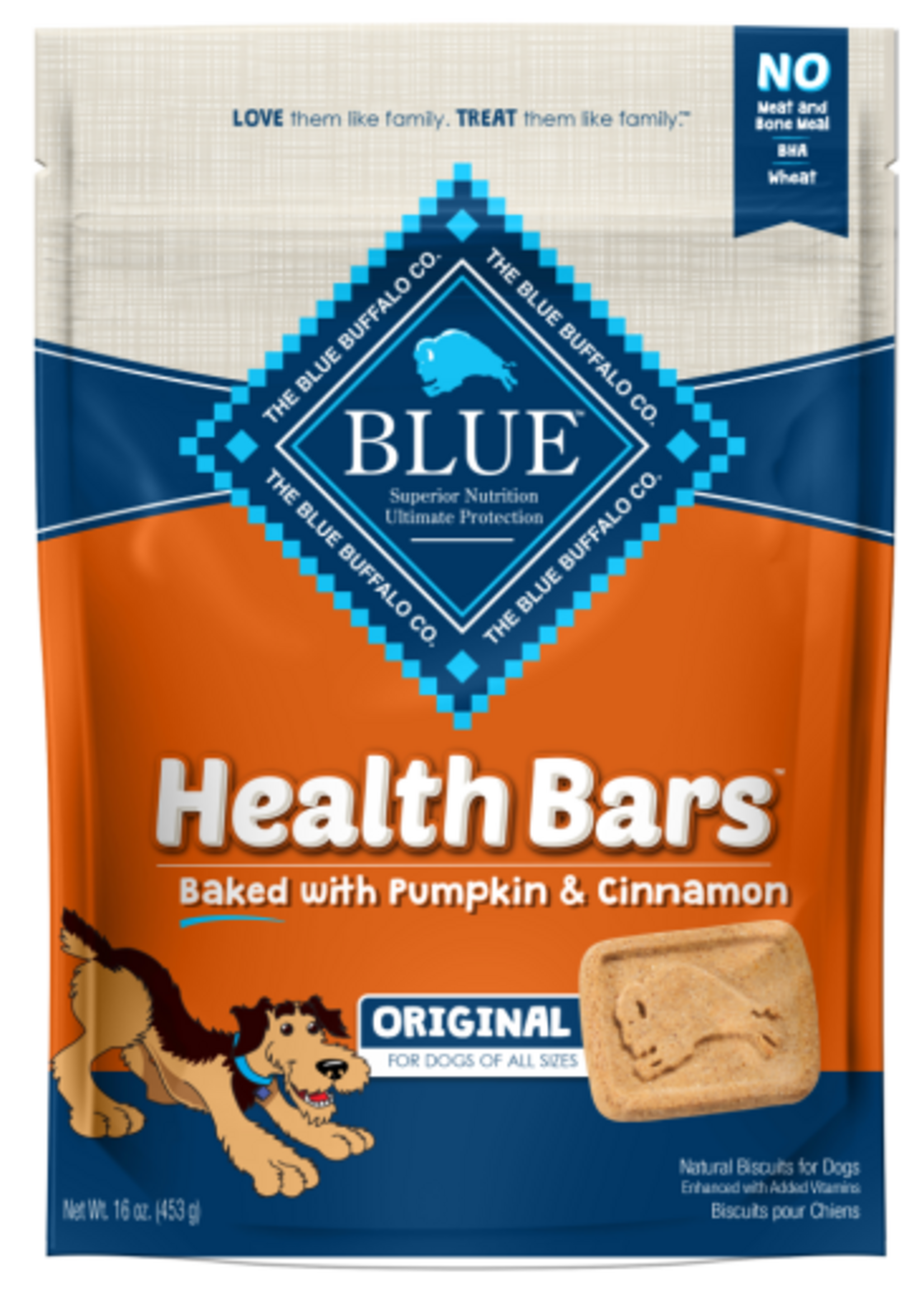 Blue Buffalo Blue Buffalo Health Bars Pumpkin & Cinnamon Dog Treats 16 oz