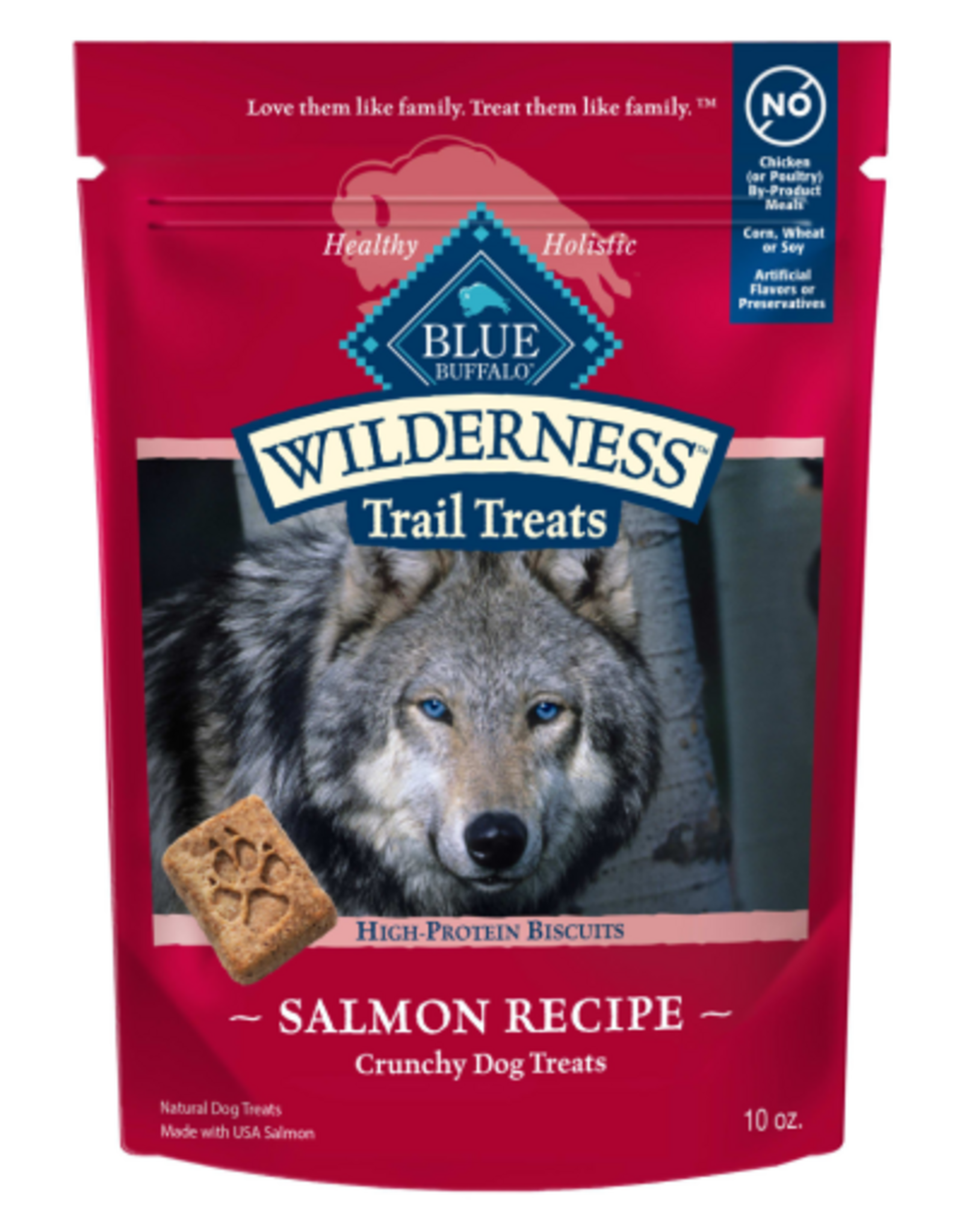 Blue Buffalo Blue Buffalo Wilderness Trail Treats Crunchy Dog Treats Salmon - 10 oz