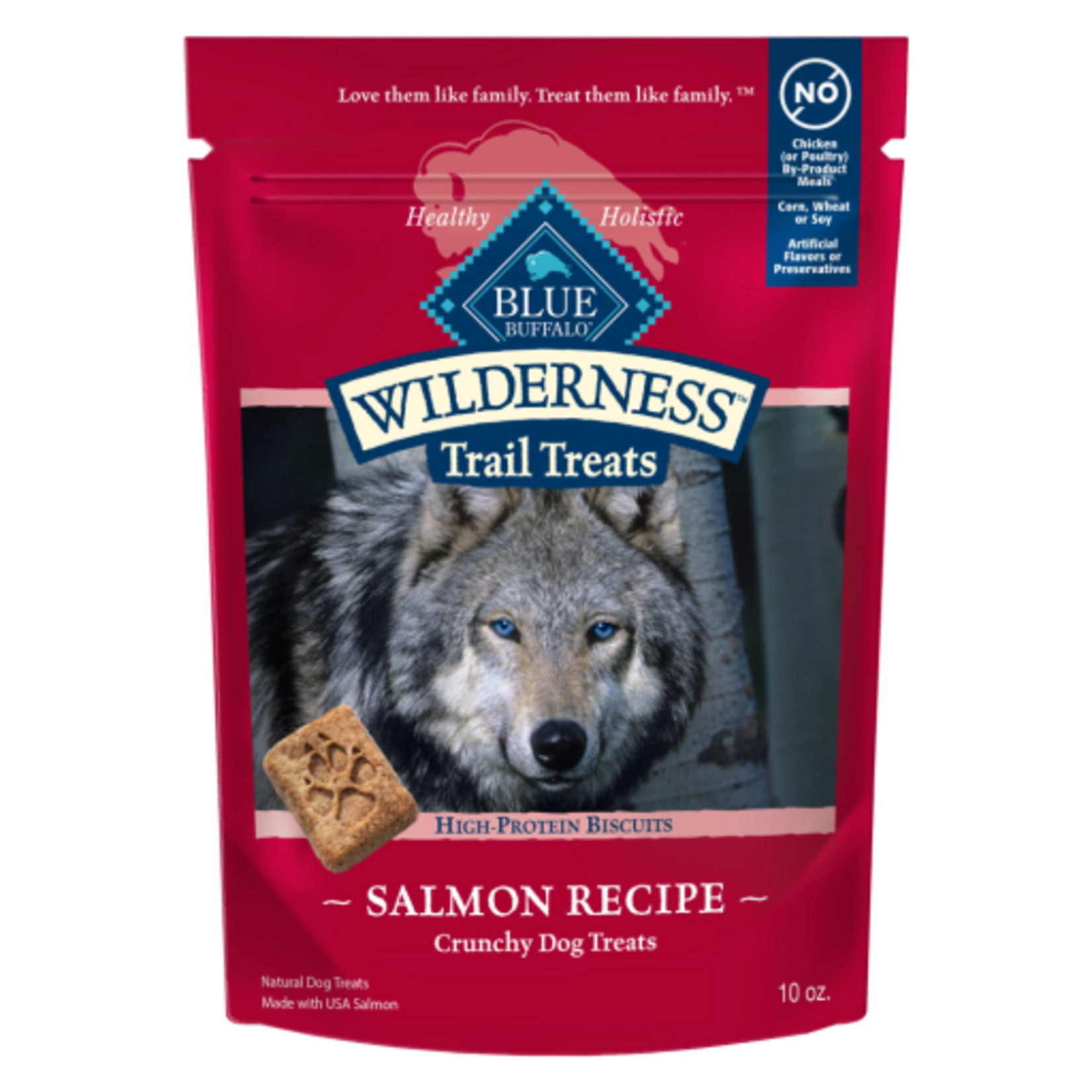Blue Buffalo Blue Buffalo Wilderness Trail Treats Crunchy Dog Treats Salmon - 10 oz