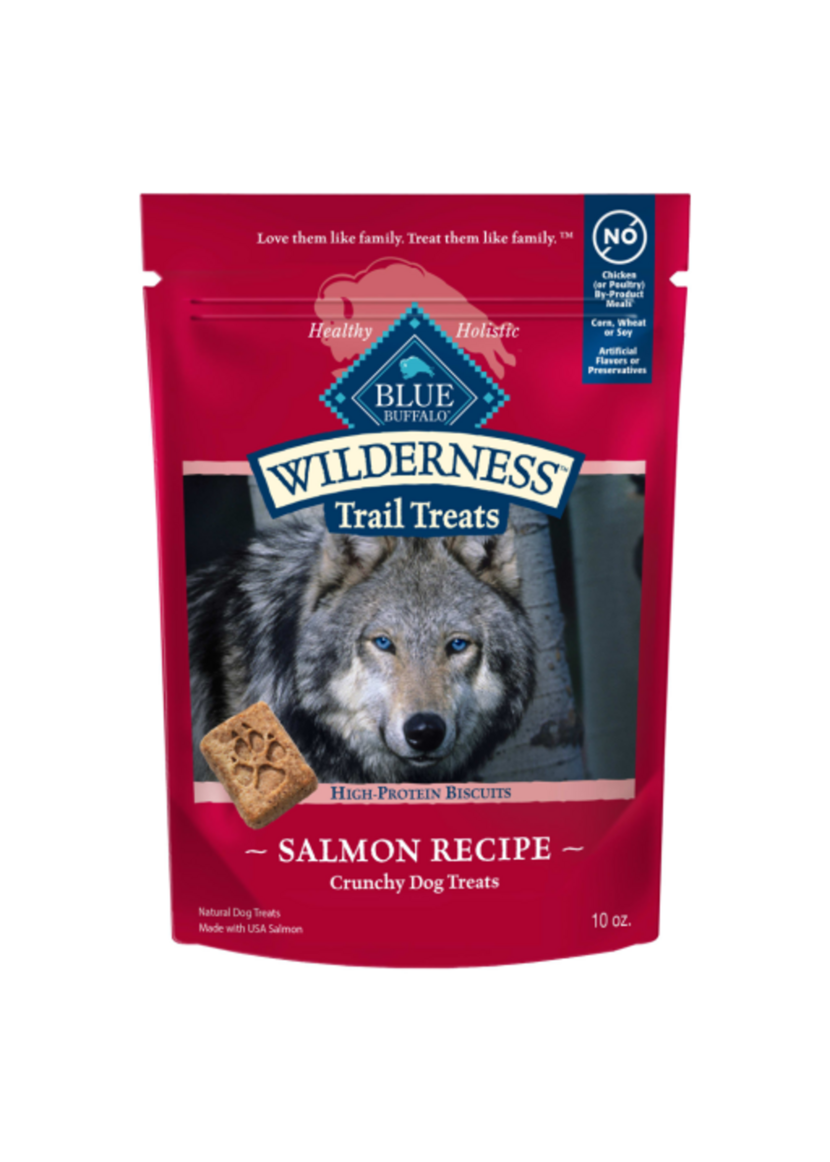 Blue Buffalo Blue Buffalo Wilderness Trail Treats Crunchy Dog Treats Salmon - 10 oz