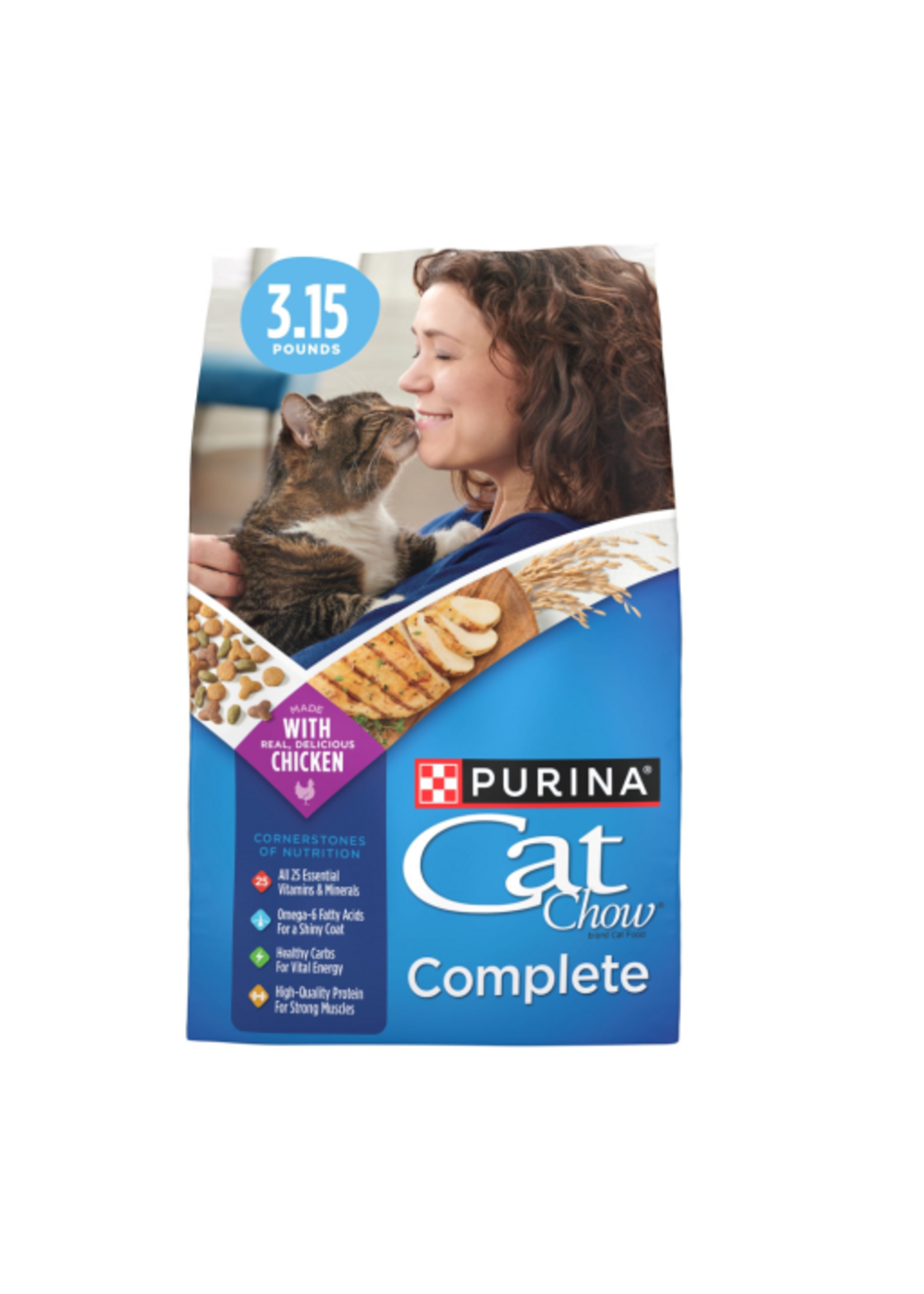 Nestle Purina Purina Cat Chow Complete Dry Cat Food Chicken - 3.15 lb.