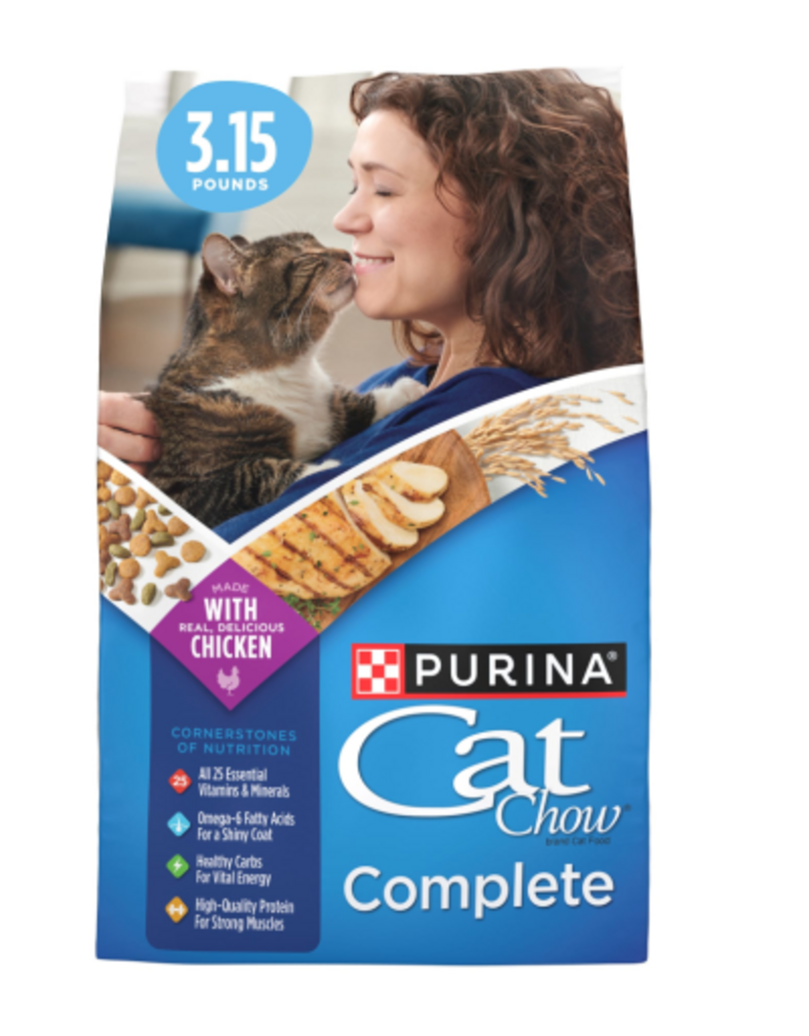 Nestle Purina Purina Cat Chow Complete Dry Cat Food Chicken - 3.15 lb.