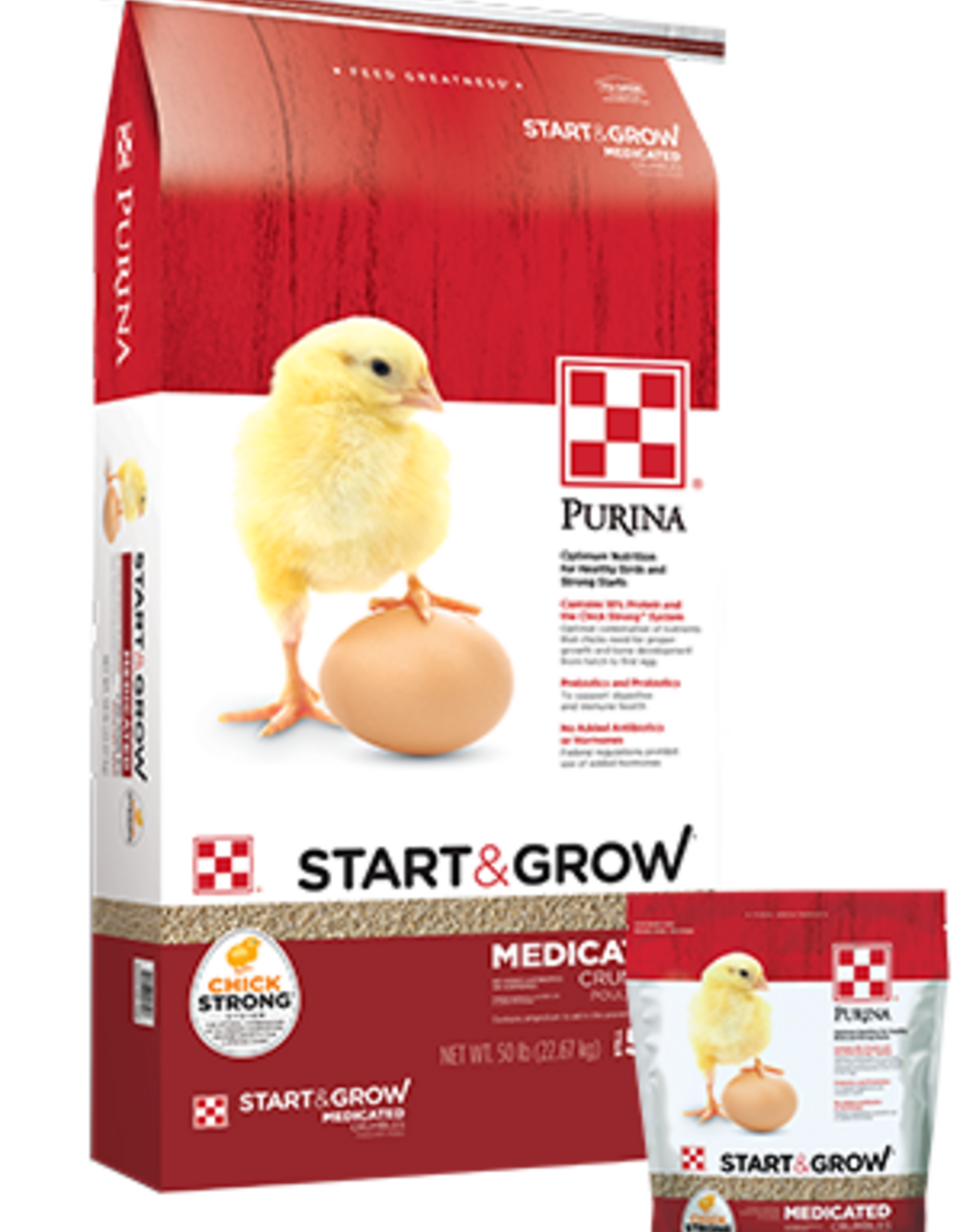 Purina Mills Purina Mills START & GROW MEDICATED - 25 LB