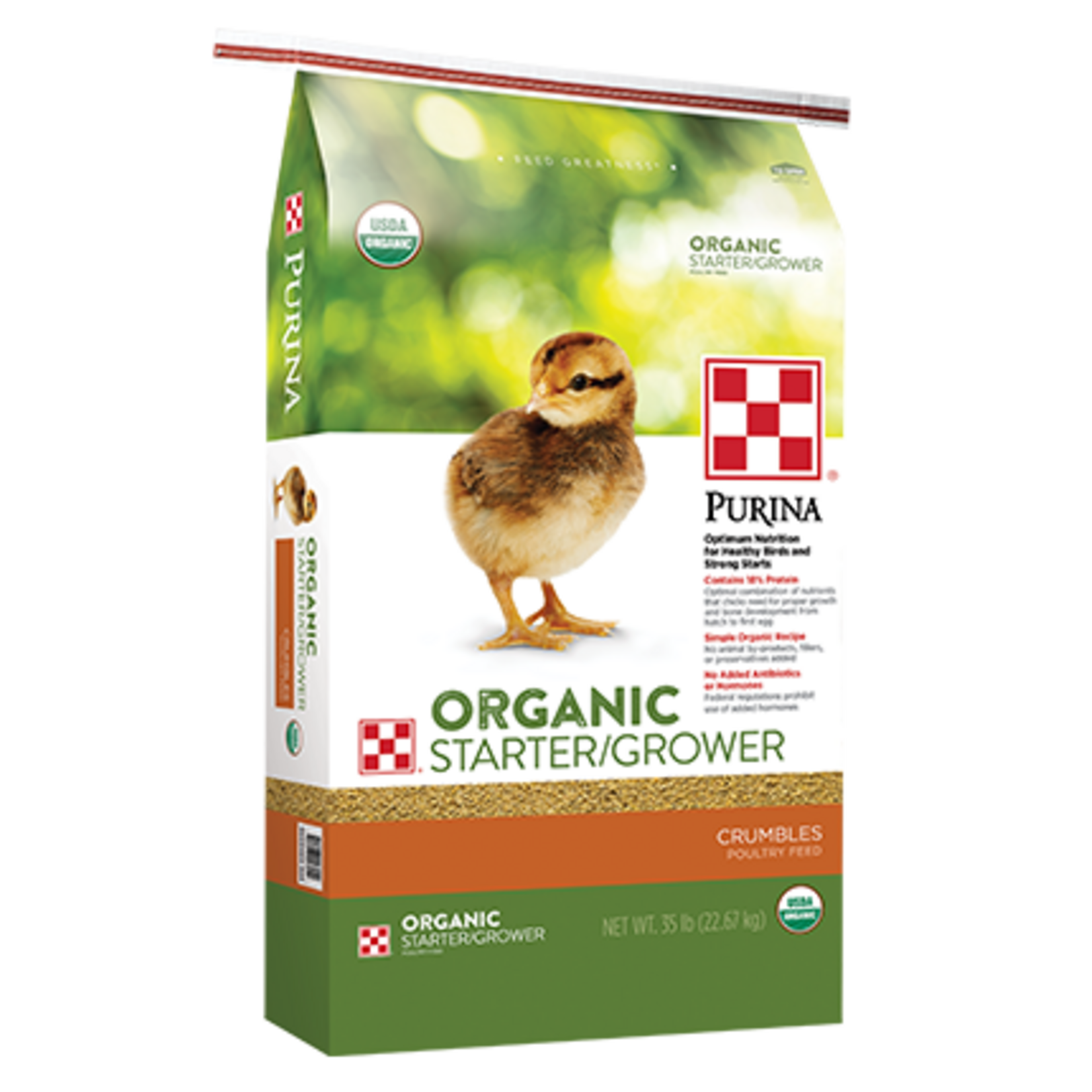 Purina Mills Purina Mills ORGANIC STARTER/GROWER CRUMBLES - 35 LB