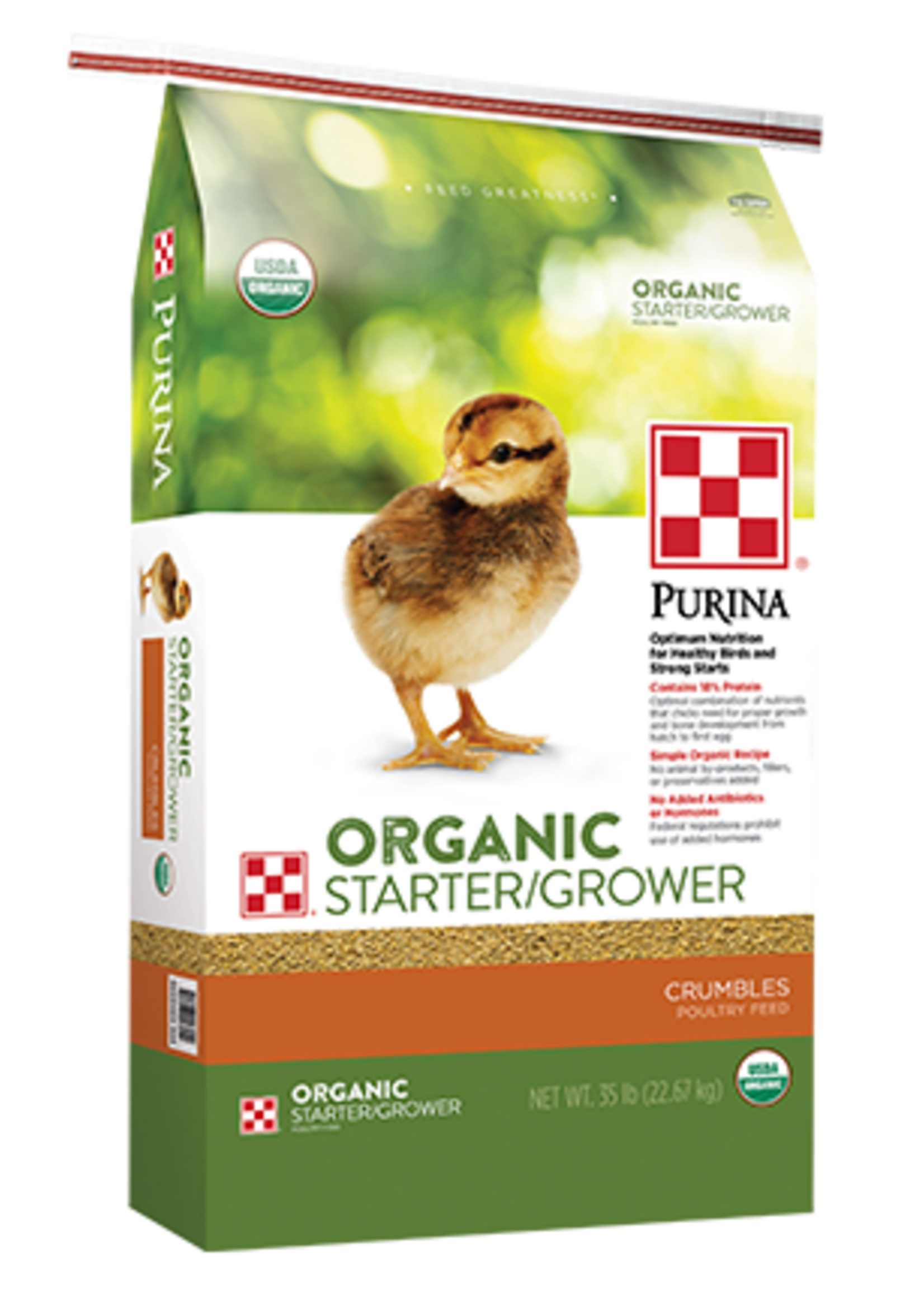 Purina Mills Purina Mills ORGANIC STARTER/GROWER CRUMBLES - 35 LB