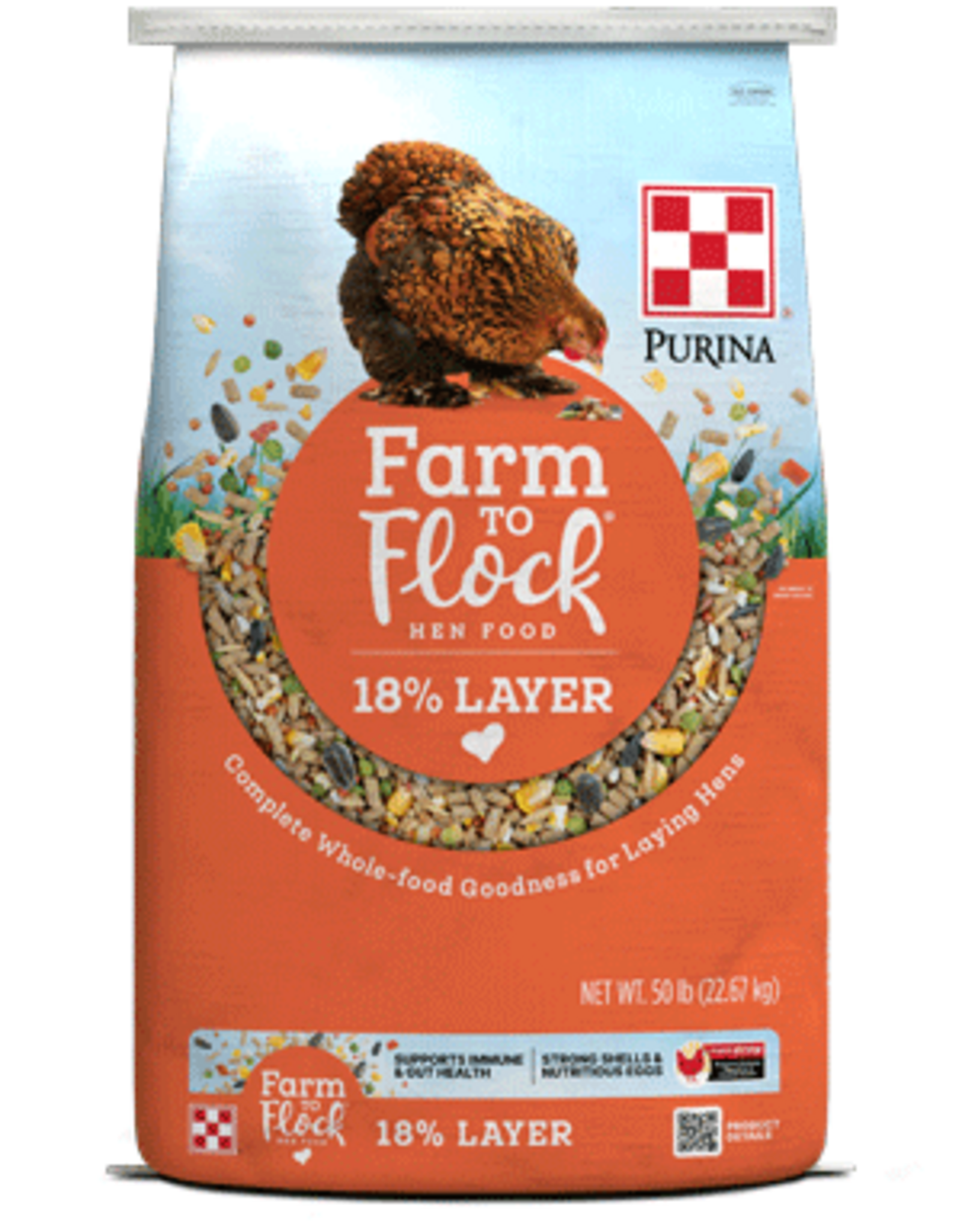 Purina Mills Purina Mills FARM TO FLOCK 18% LAYER - 50 lb