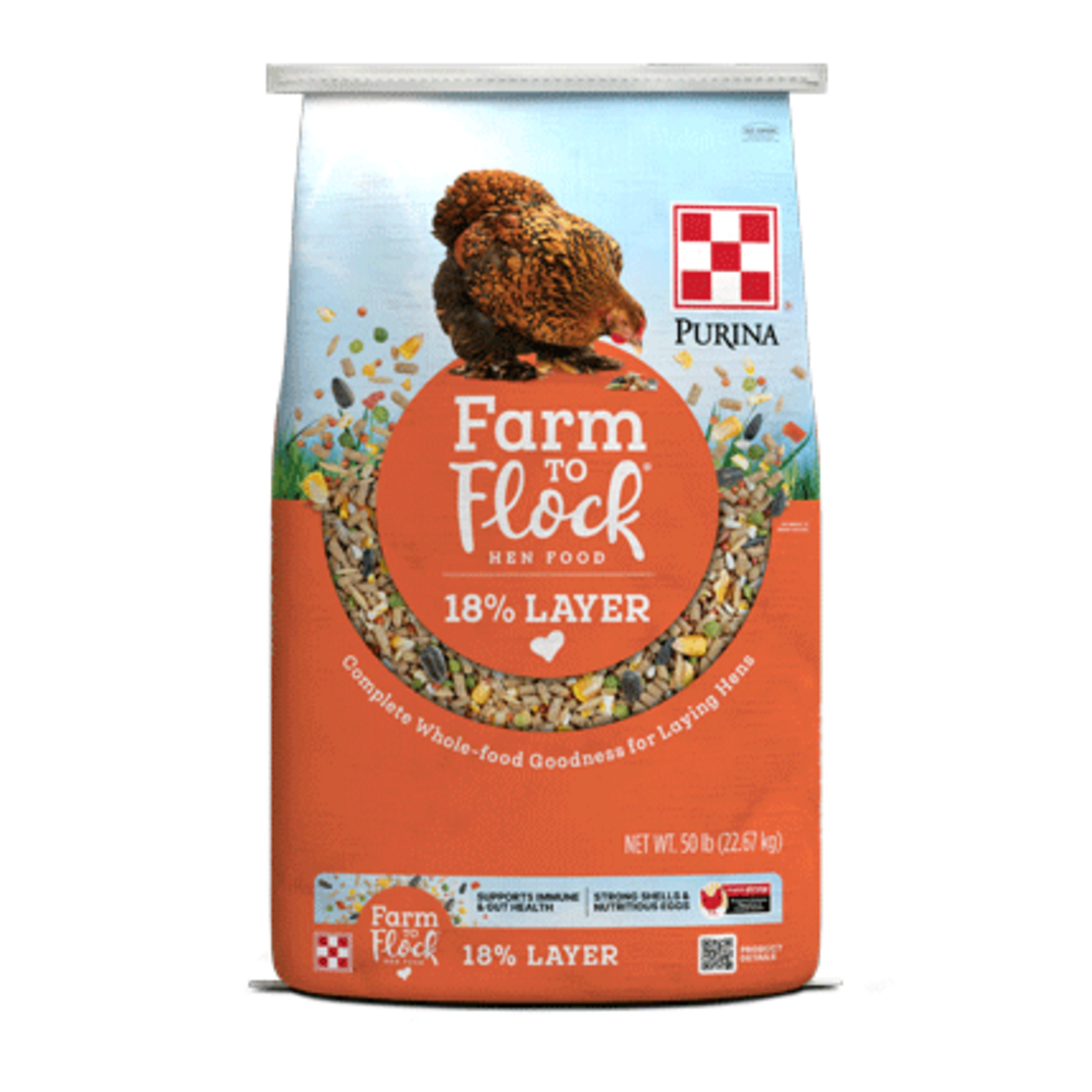 Purina Mills Purina Mills FARM TO FLOCK 18% LAYER - 50 lb