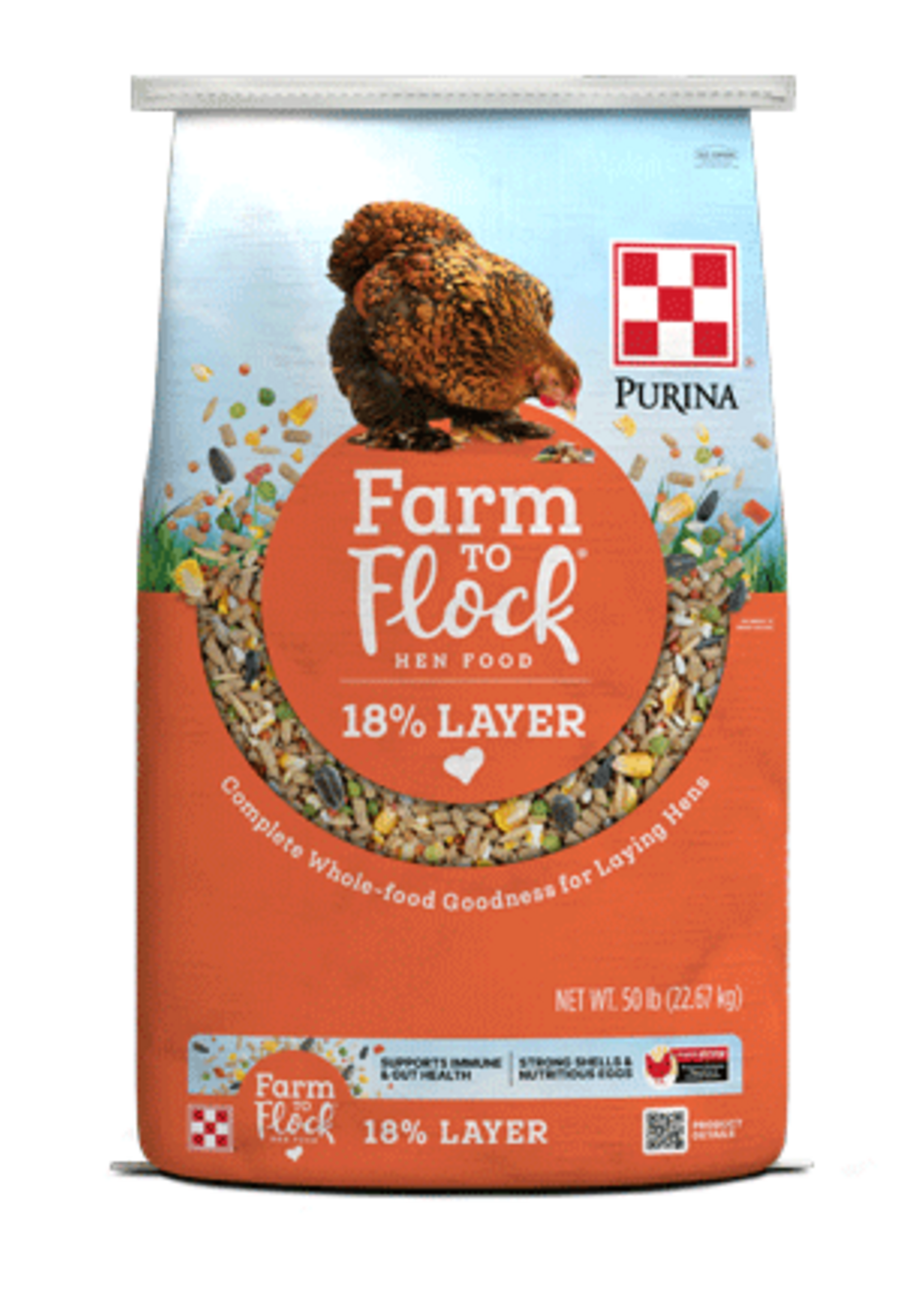 Purina Mills Purina Mills FARM TO FLOCK 18% LAYER - 50 lb