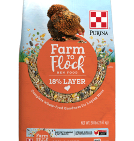 Purina Mills Purina Mills FARM TO FLOCK 18% LAYER - 50 lb