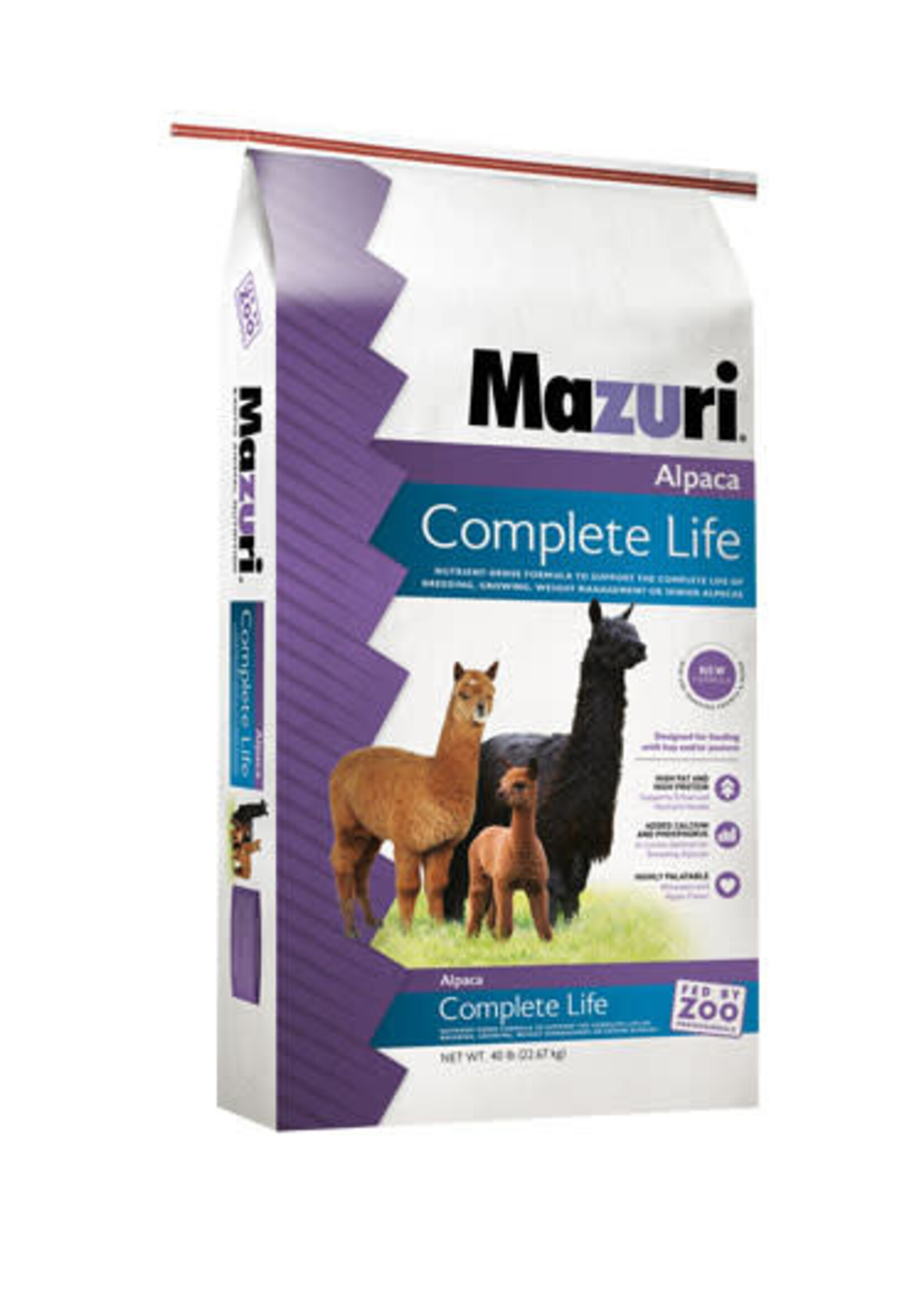 Mazuri Mazuri Alpaca & Llama Complete Life Food - 40 lbs