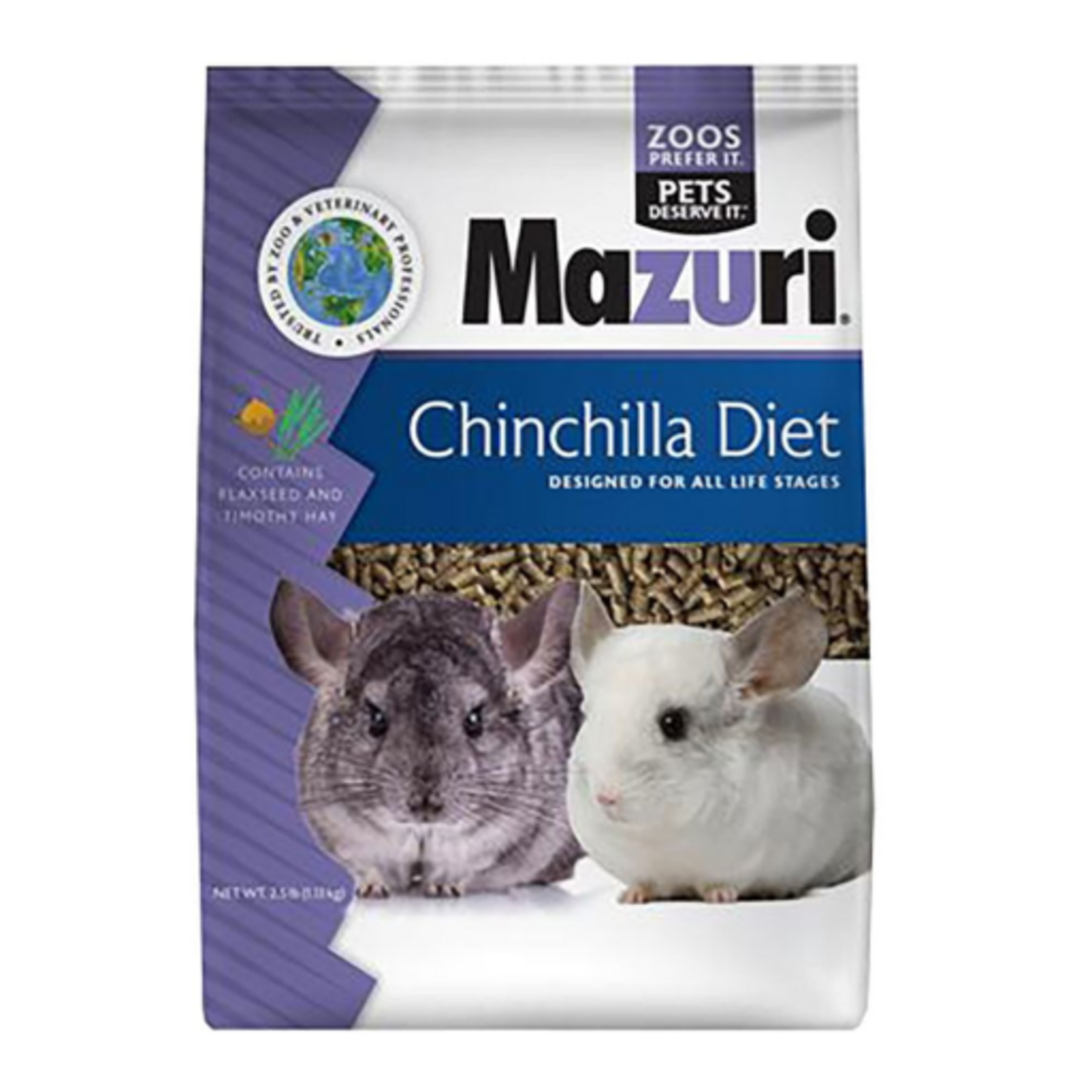 Mazuri Mazuri Chinchilla Diet - 2.5 lbs
