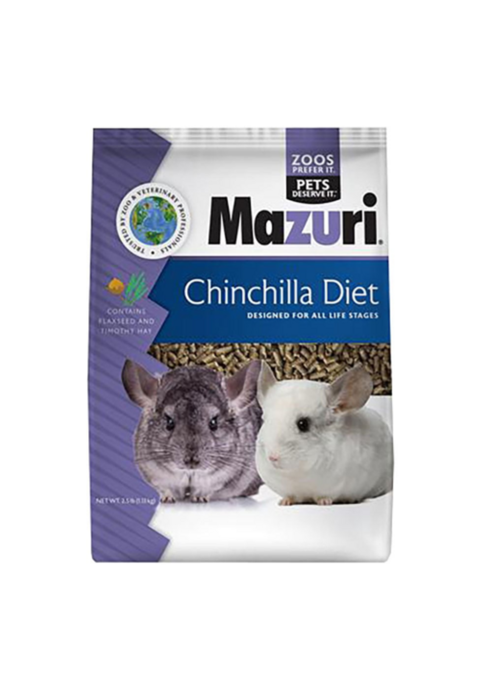 Mazuri Mazuri Chinchilla Diet - 2.5 lbs