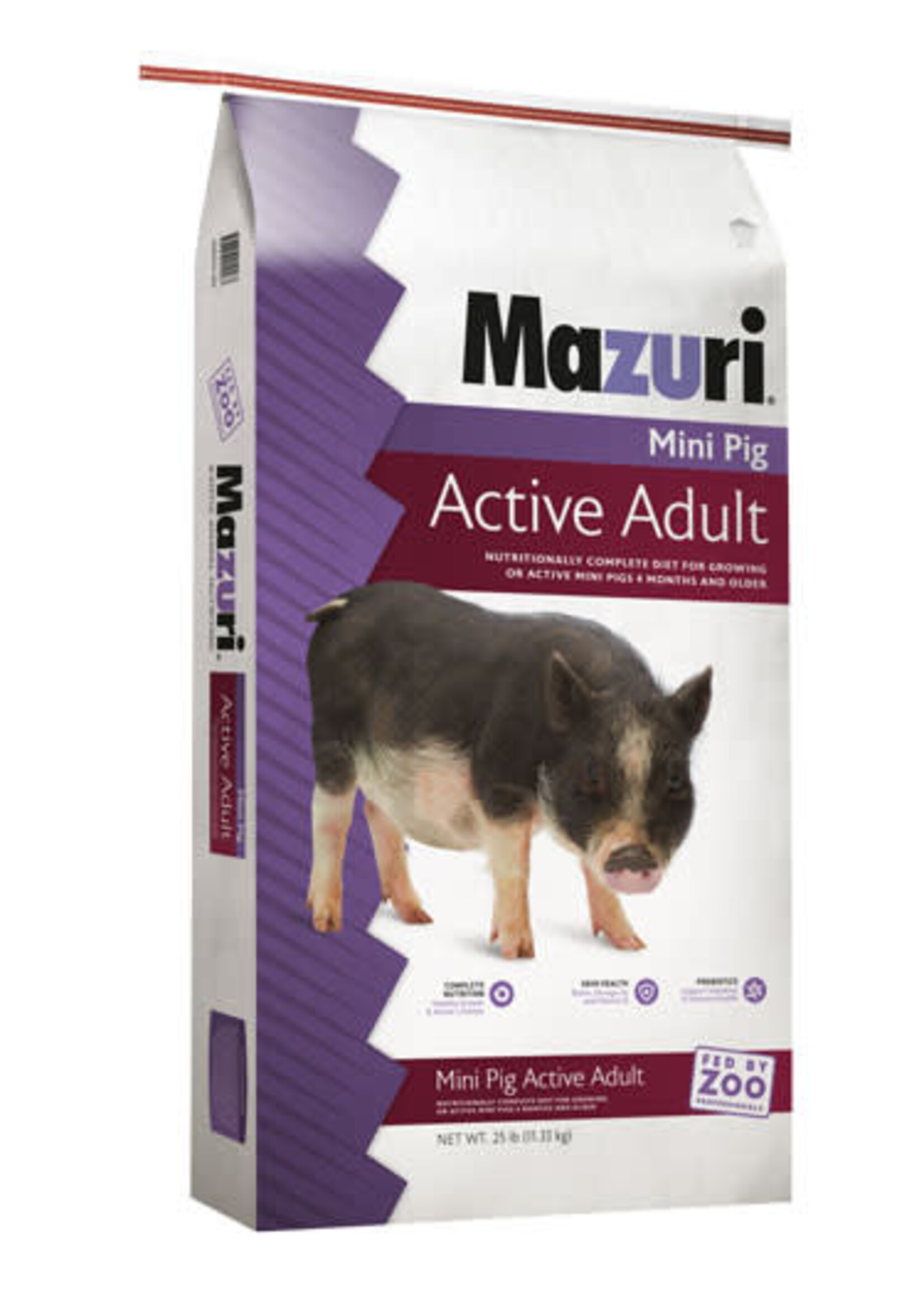 Mazuri Mazuri Mini Pig Active Adult Food - 25 lbs.